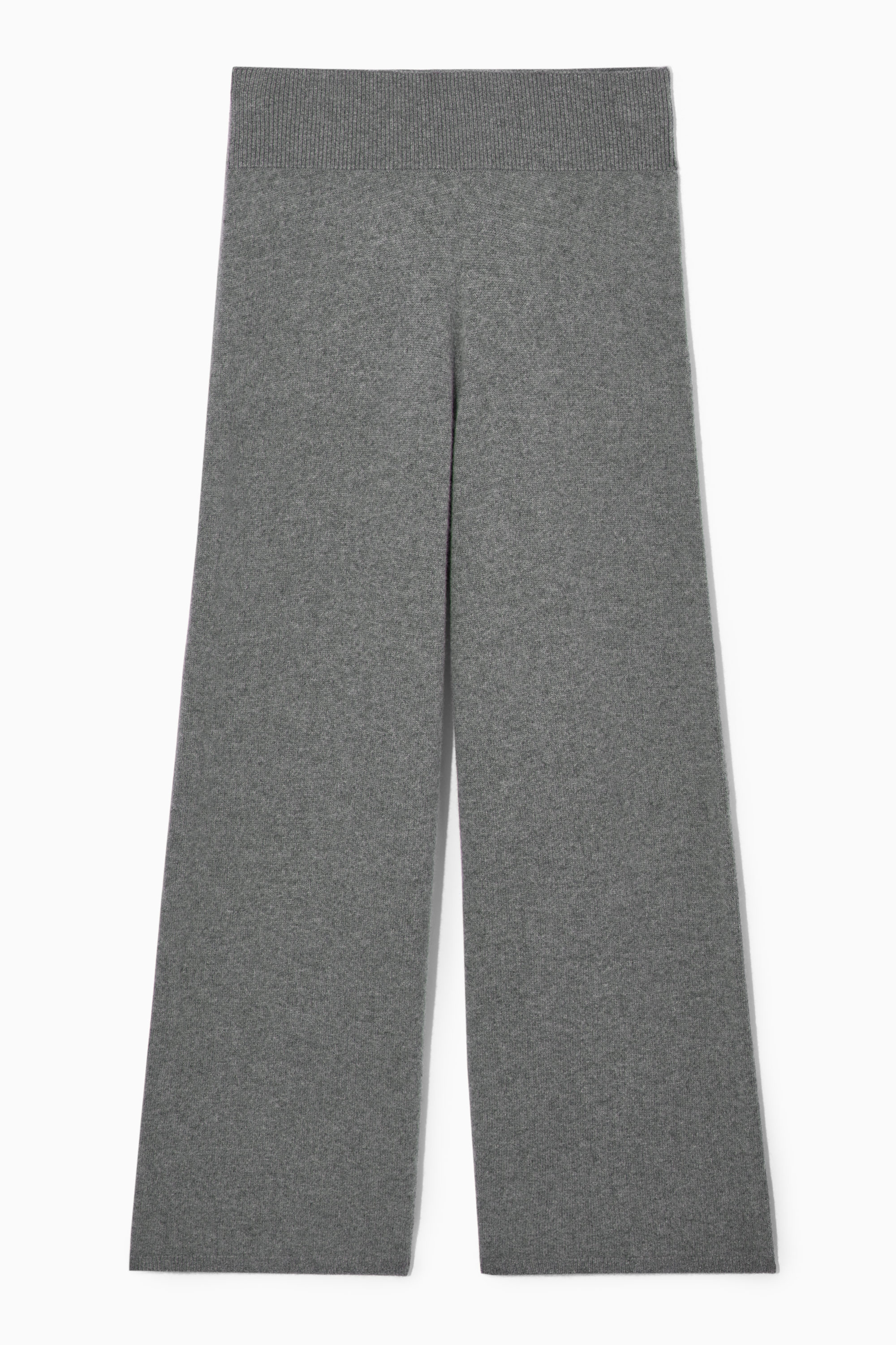 【週末価格】サイズ1/グレー/CASHMERE TROUSERS WIDE-LEG PURE CASHMERE TROUSERS - GREY | COS