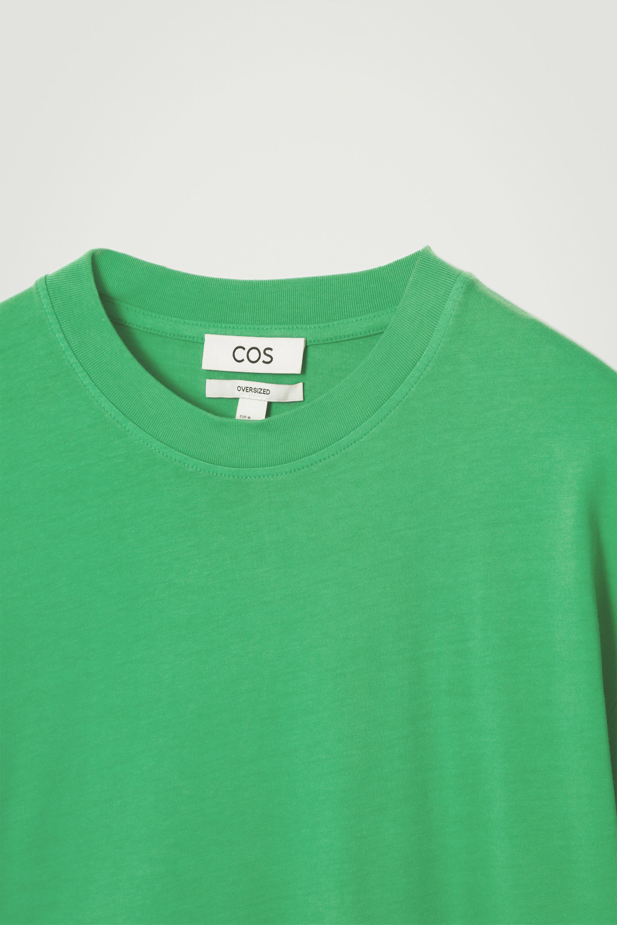 OVERSIZED COTTON T-SHIRT - GREEN OVERSIZED COTTON T-SHIRT - GREEN