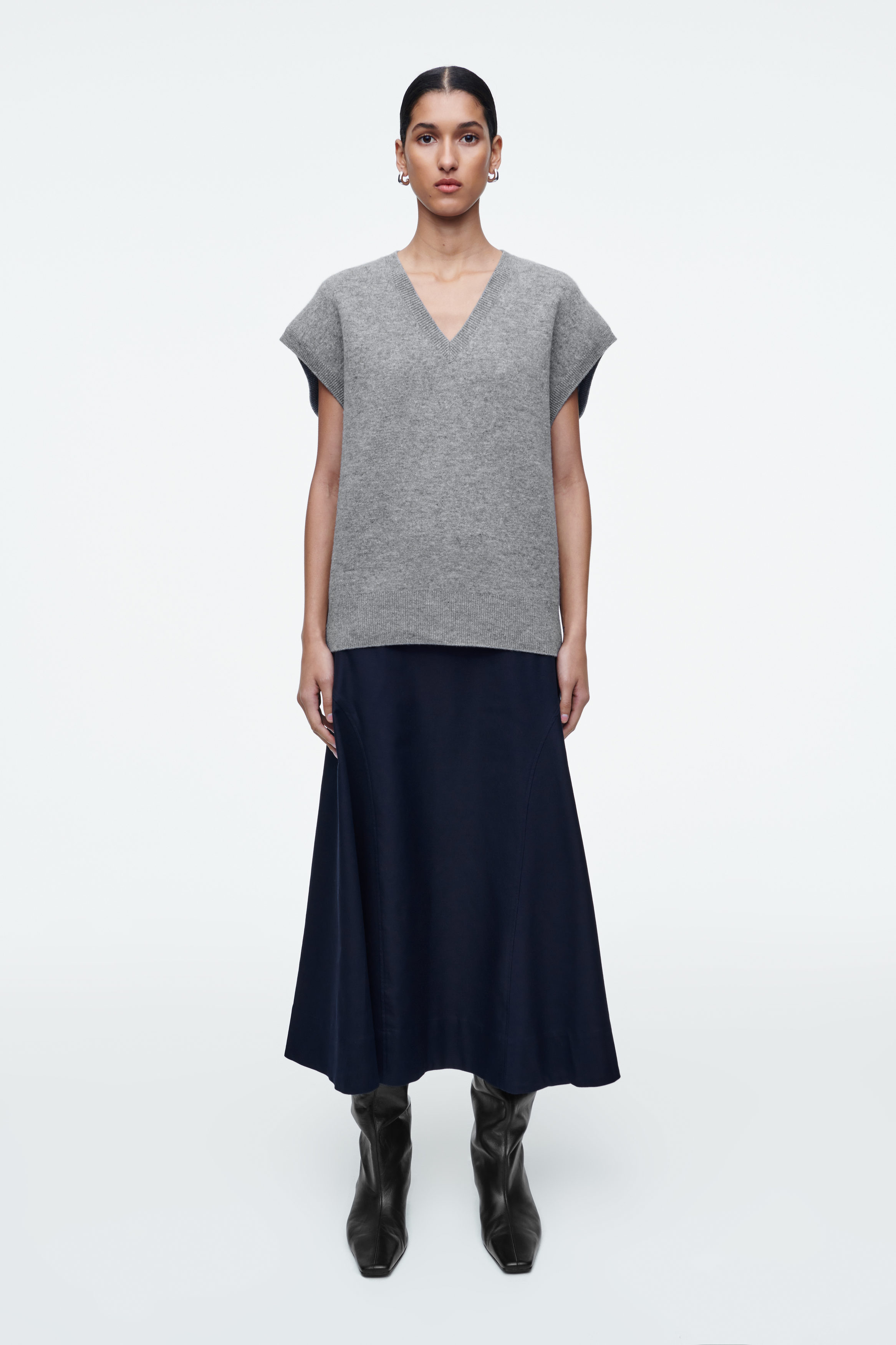 Pre-owned] COMME des GARCONS HOMME Back Logo Print V-Neck