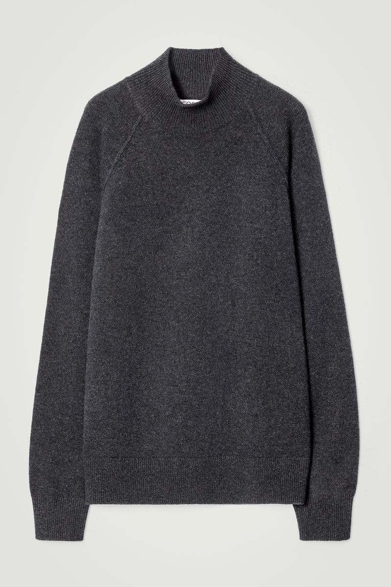 Pure Cashmere Funnel-Neck Jumper