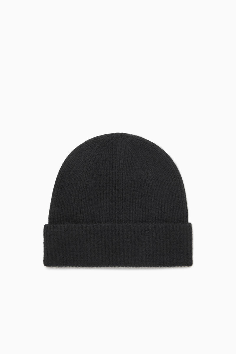 Ribbed Wool And Cashmere Beanie