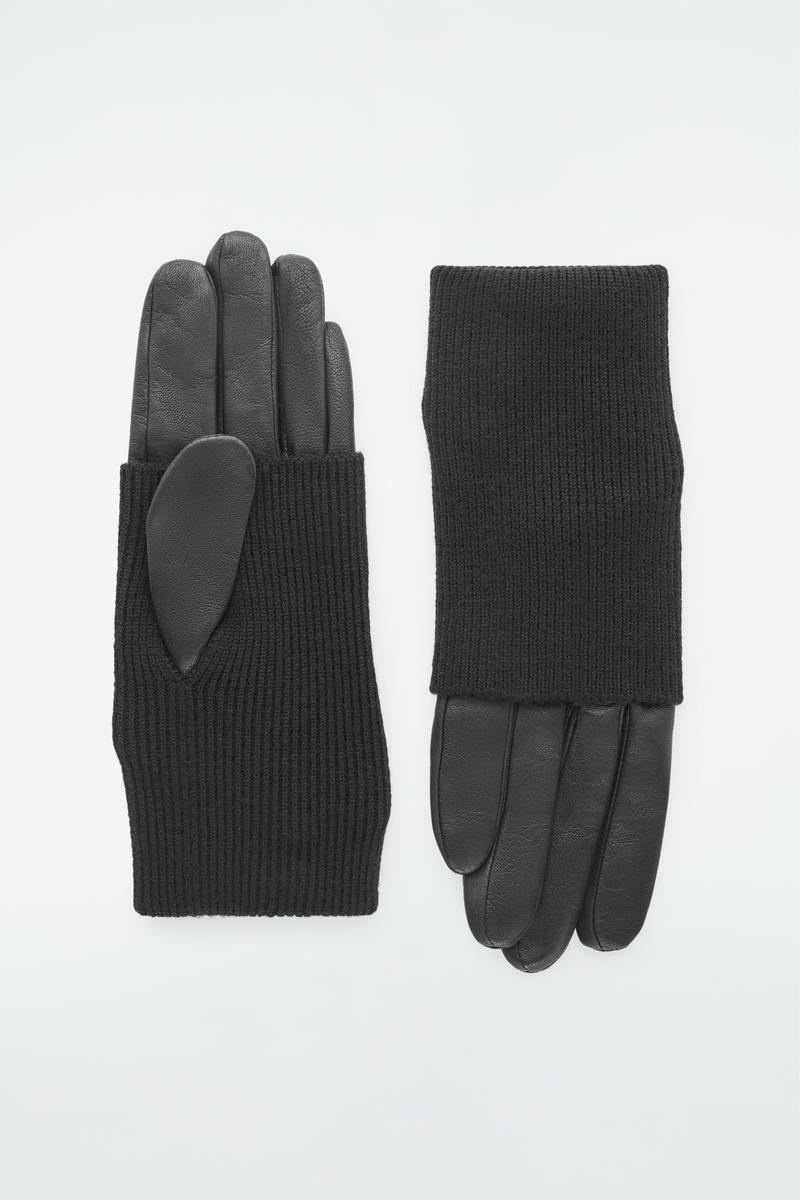 Layered Leather Gloves