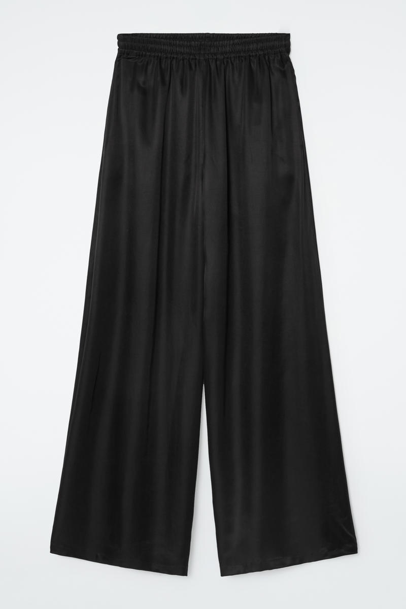 Twill Palazzo Trousers