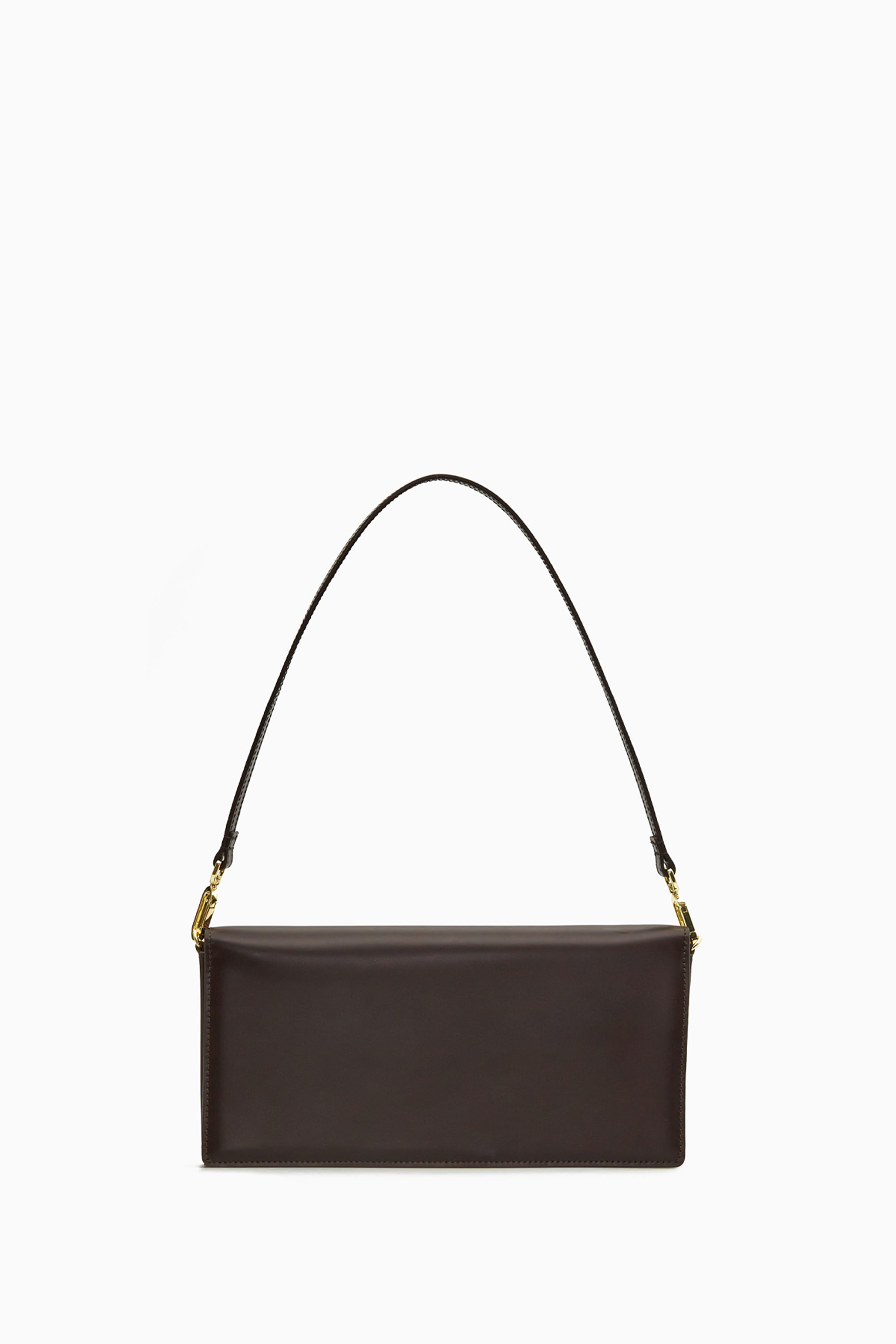バッグ COS Minimal Shoulder Bag Leather brown MINIMAL SHOULDER BAG LEATHER - DARK BROWN | COS