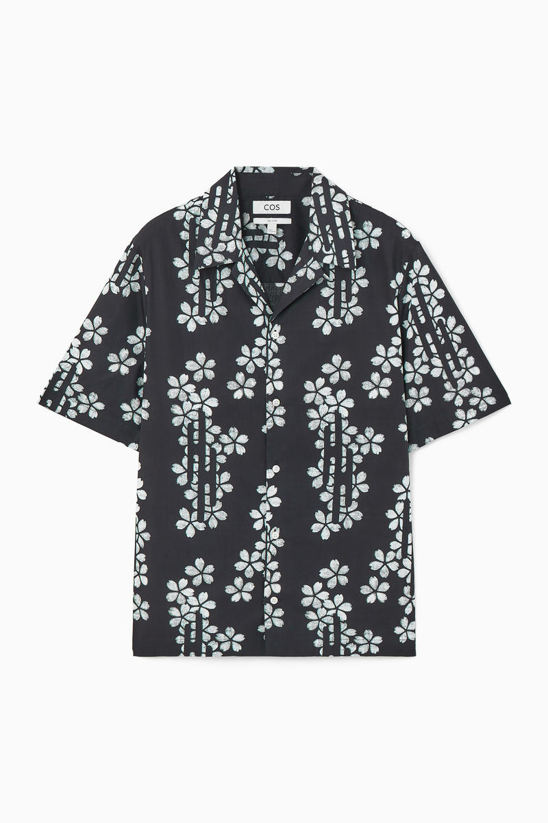 Floral-Print Short-Sleeved Shirt