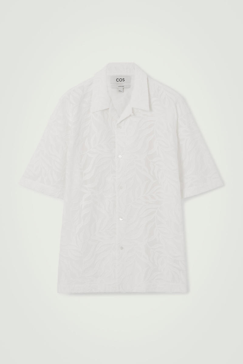 Broderie Anglaise Short-Sleeved Shirt