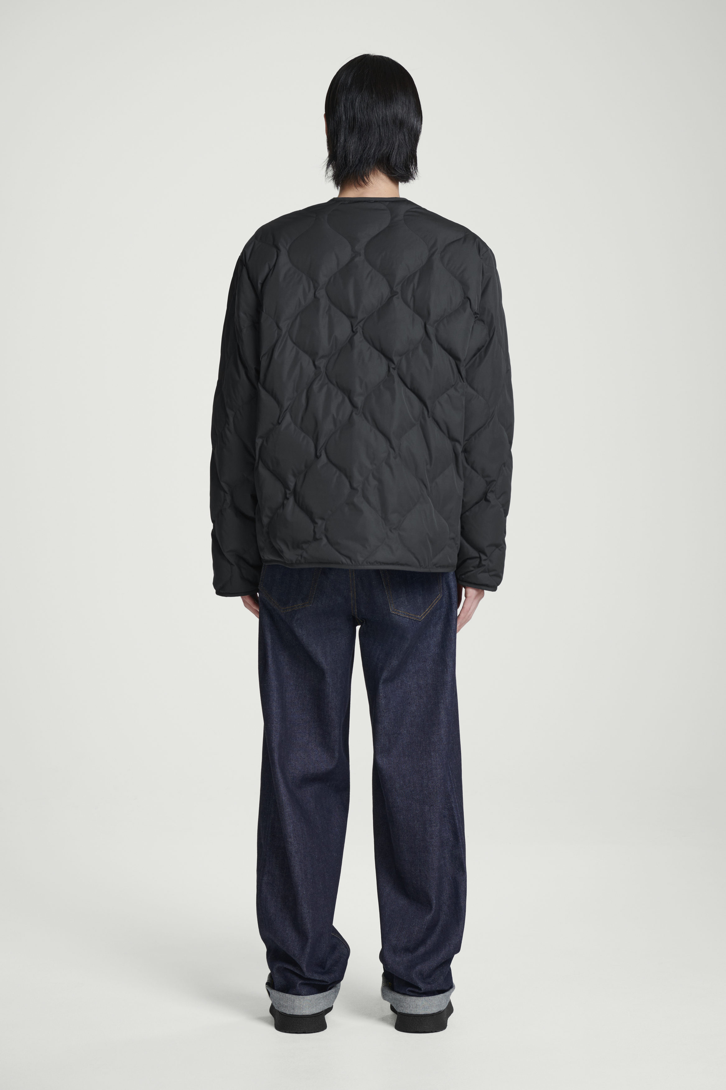ダウンジャケット・コート centaur CENTAUR QUILTED JACKETBLACK 6e577c4364a747a7508c7c0276f0d9