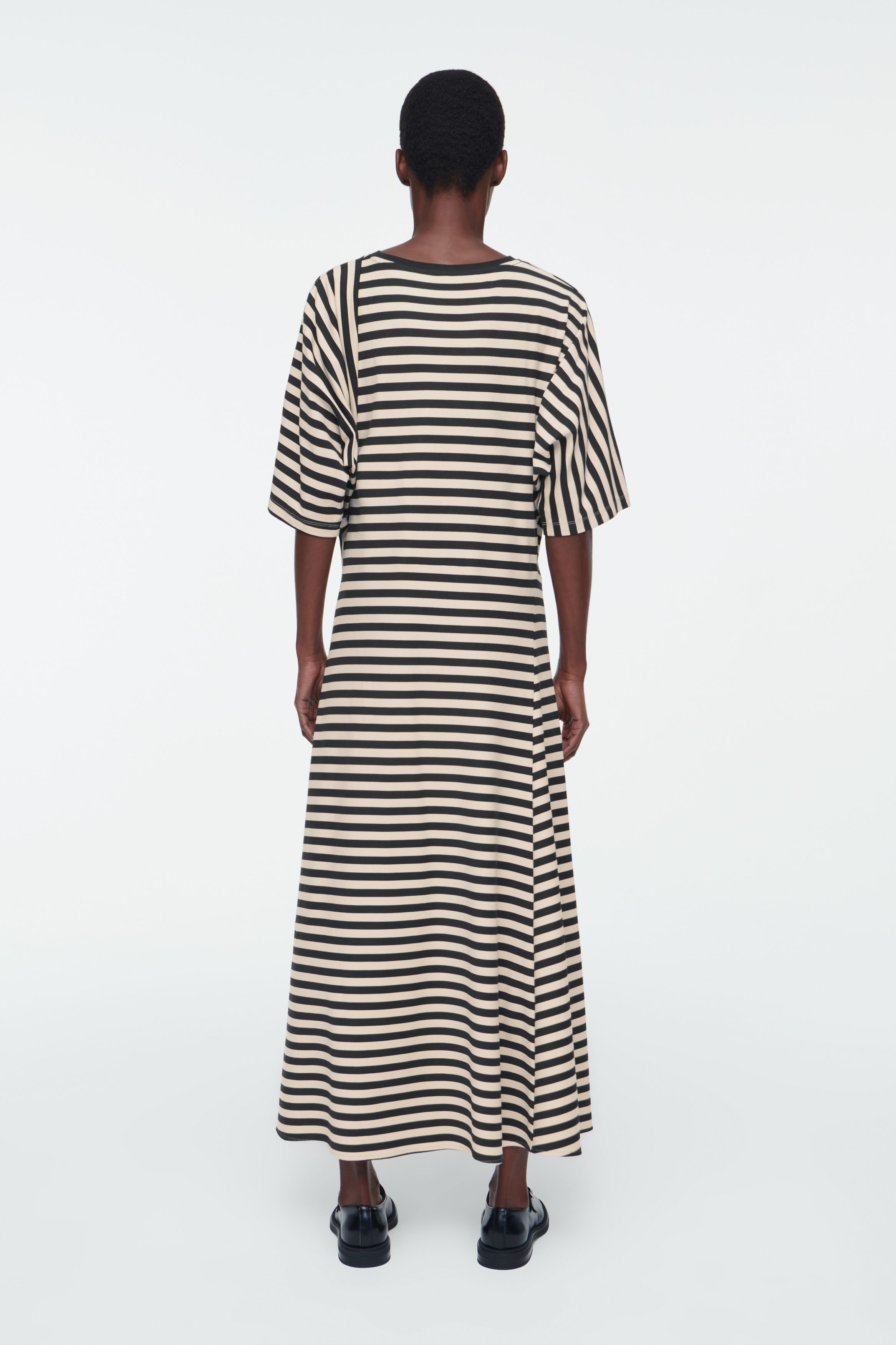 ワンピース FETICO 23aw STRIPE KNIT MIDI DRESS black FETICO】STRIPE KNIT MIDI DRESS – ONENESS ONLINE STORE