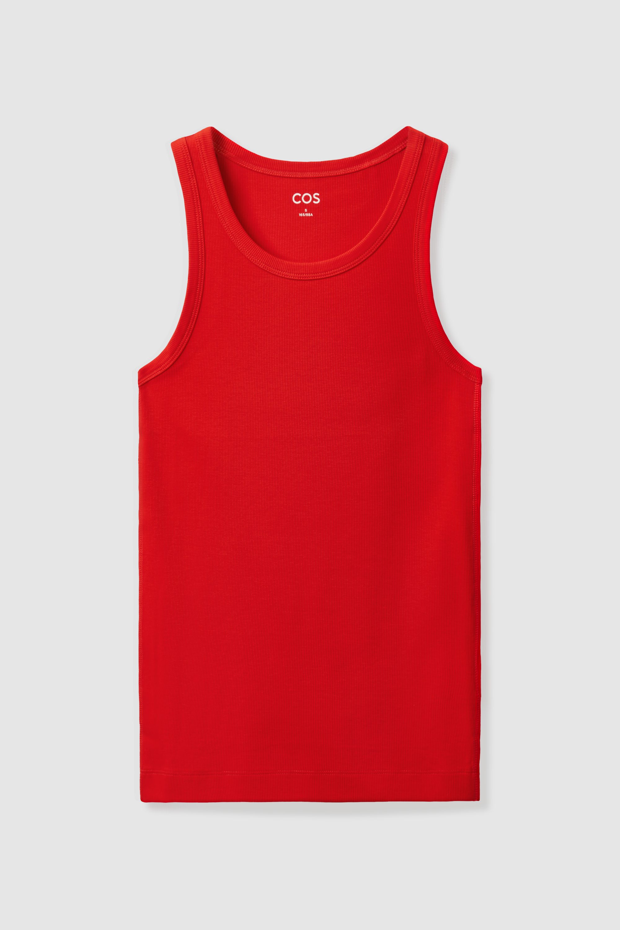 RIBBED TANK TOP - DARK NAVY | COS