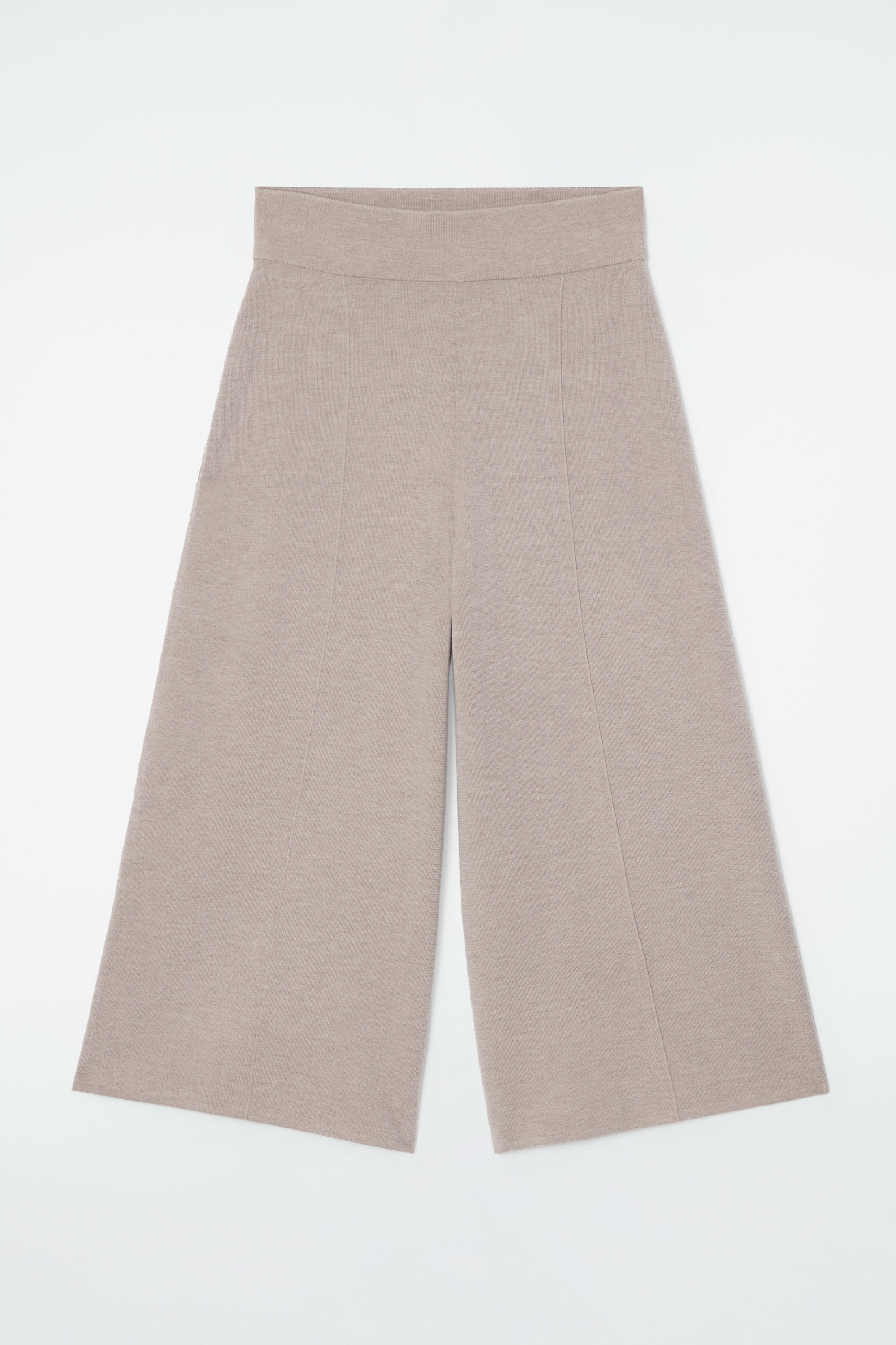 MERINO WOOL CULOTTES - BEIGE MERINO WOOL CULOTTES - BEIGE