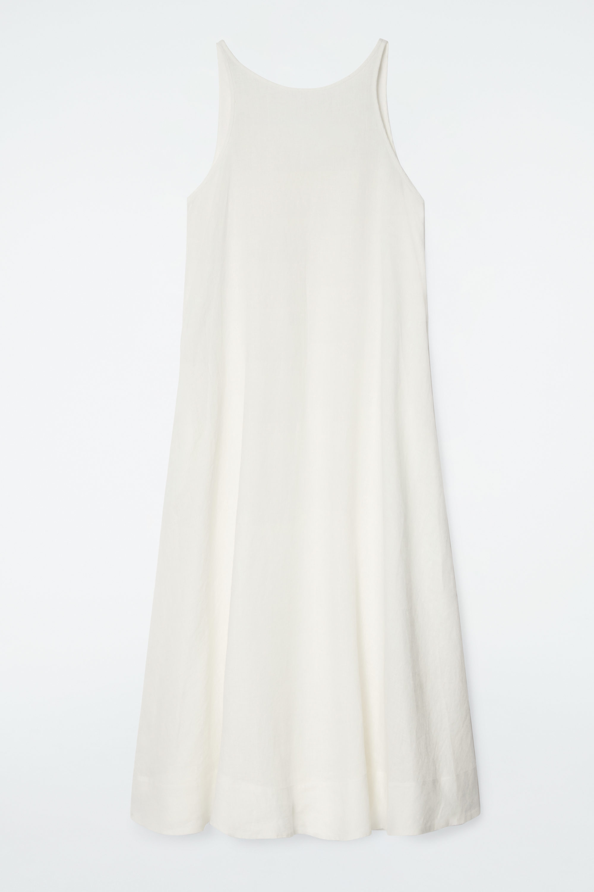 A-LINE LINEN MAXI DRESS - WHITE | COS