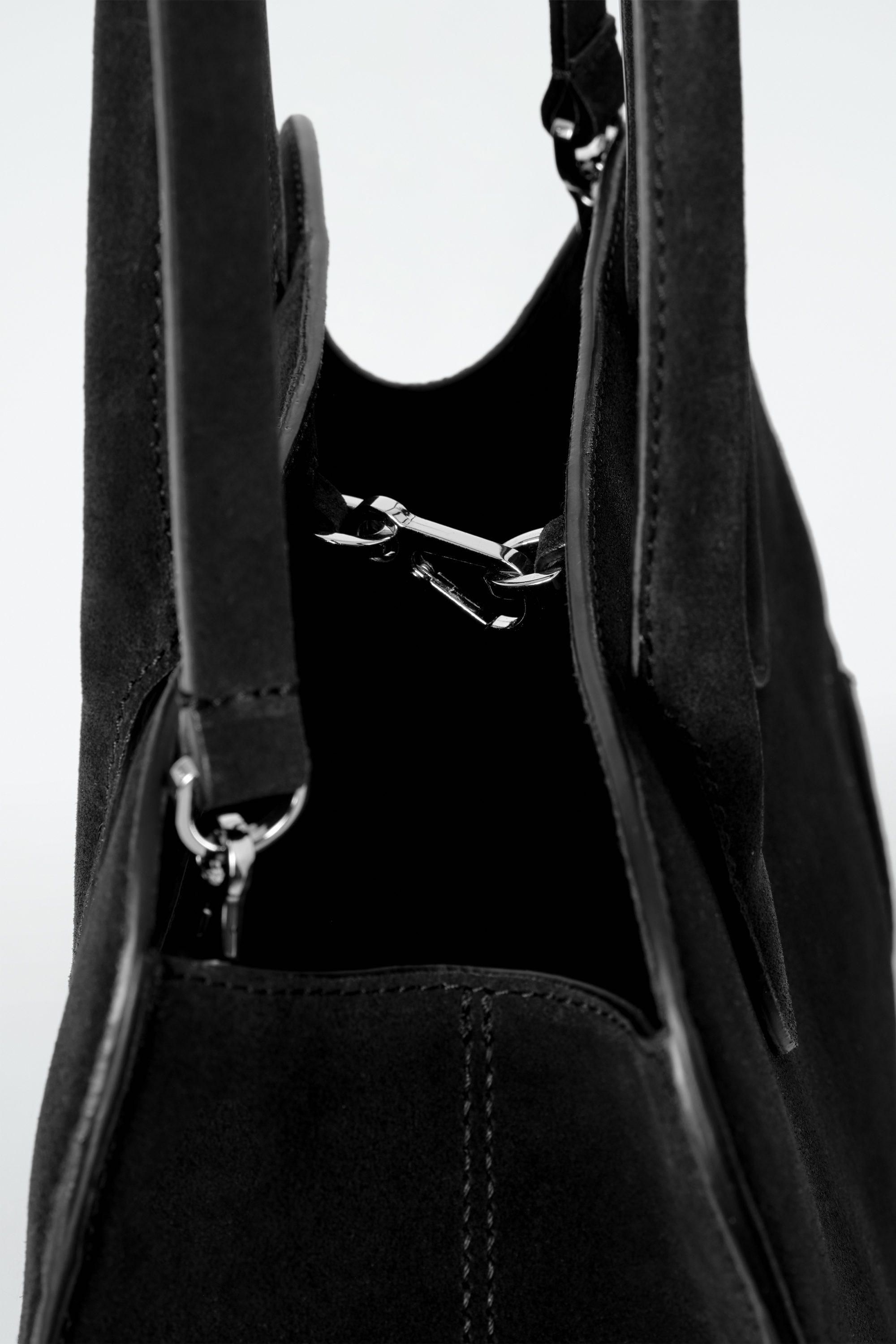 MINI STUDIO BOWLING BAG - SUEDE - BLACK MINI STUDIO BOWLING BAG - SUEDE - BLACK