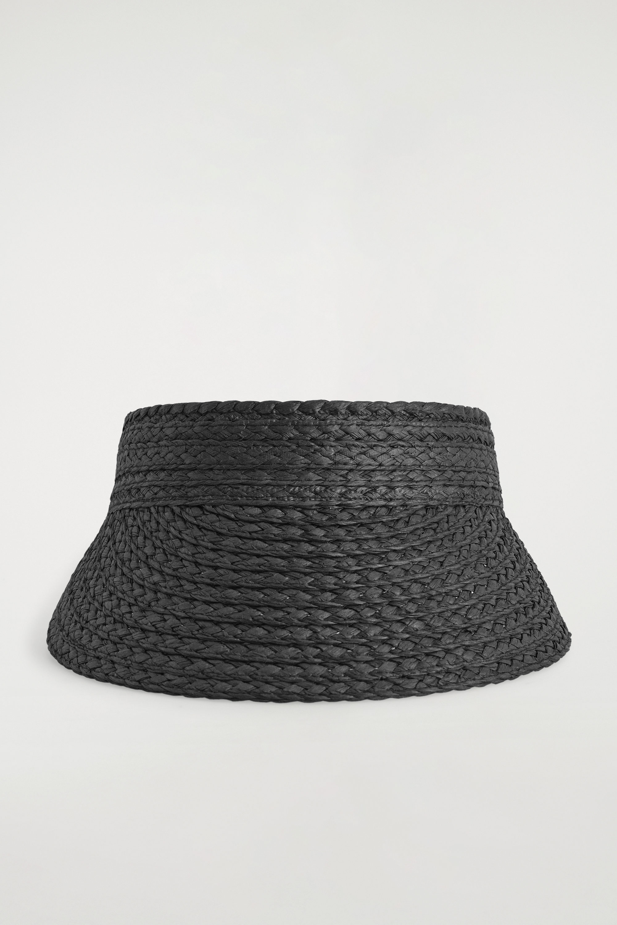 WOVEN PAPER VISOR - BLACK | COS