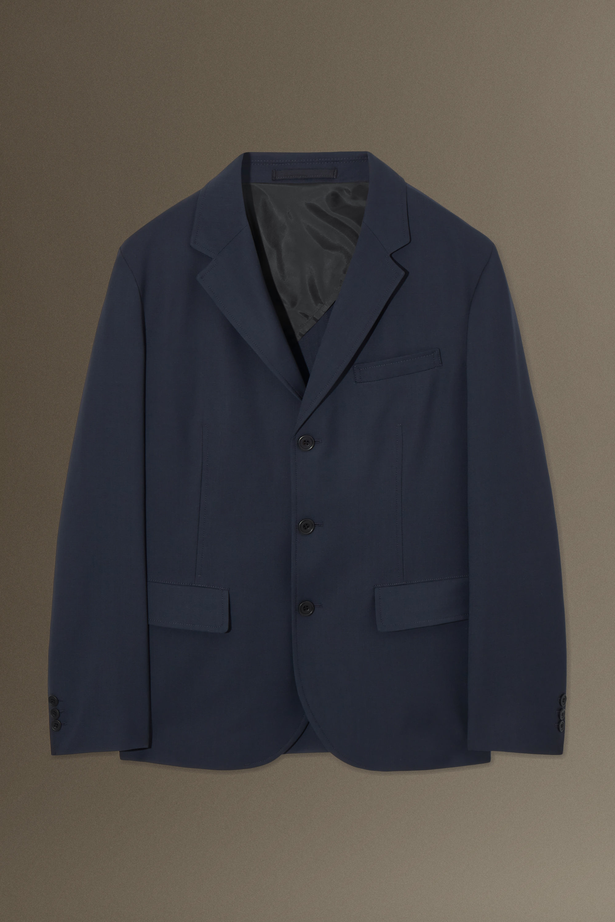 Unstructured wool outlet blazer