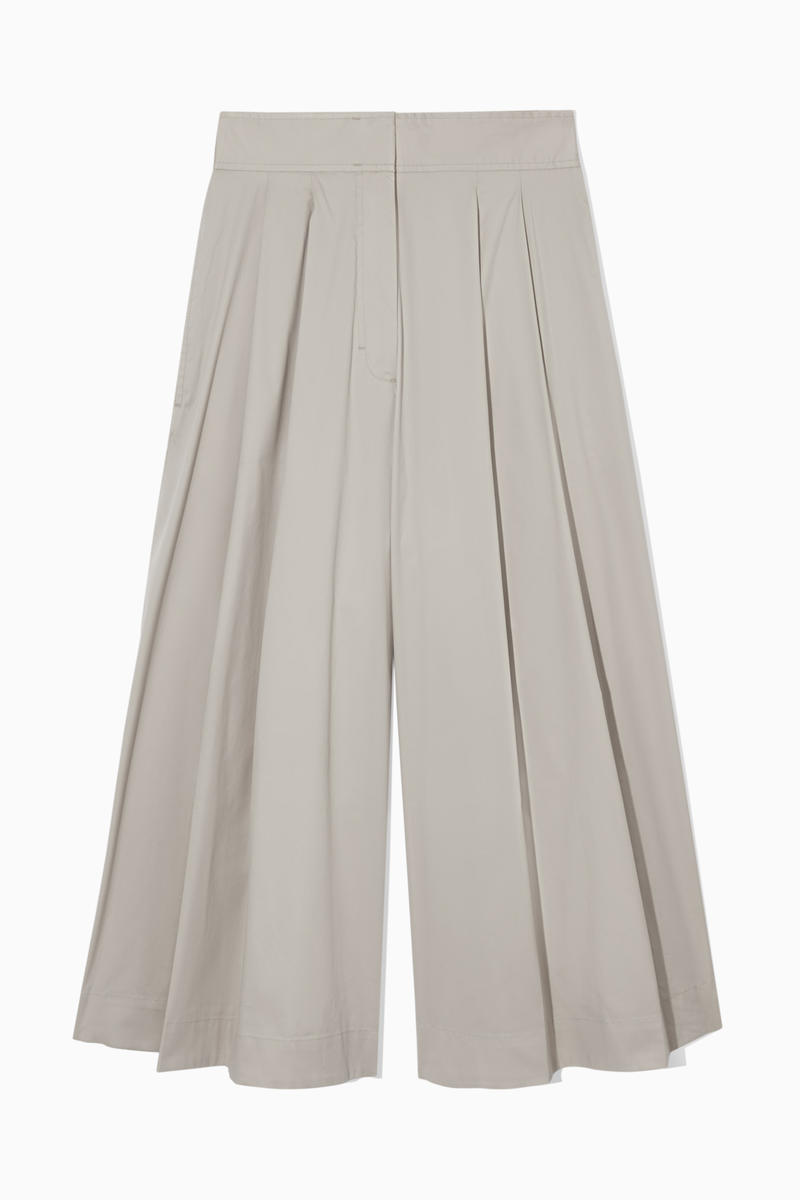 Pleated Tailored Culottes