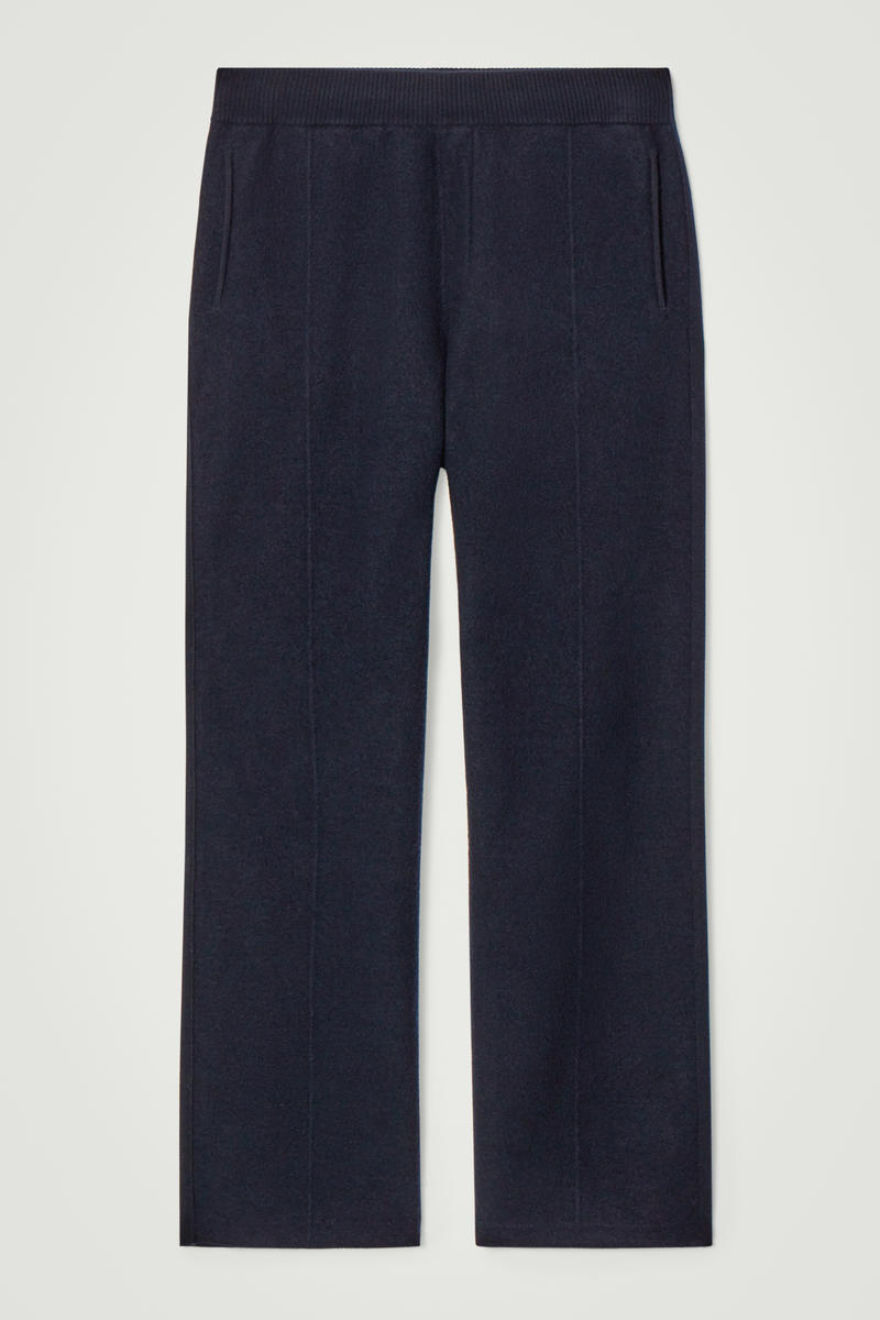 Boiled Merino Wool Track Pants