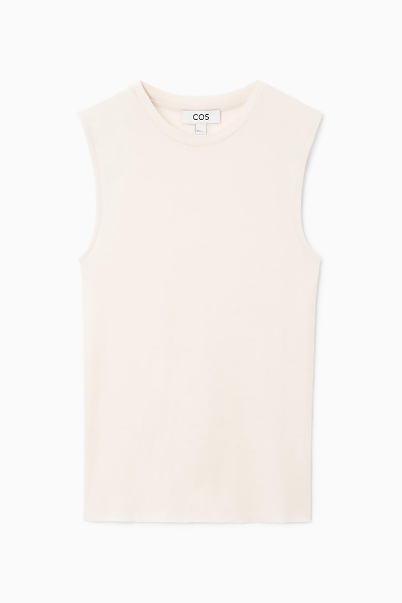 Merino Wool Knitted Tank Top