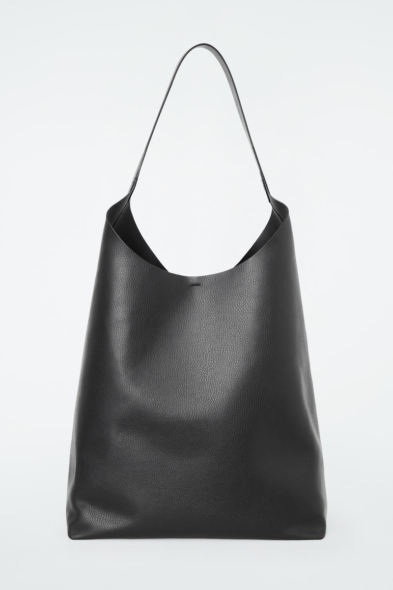 Serif Tote Bag - Leather