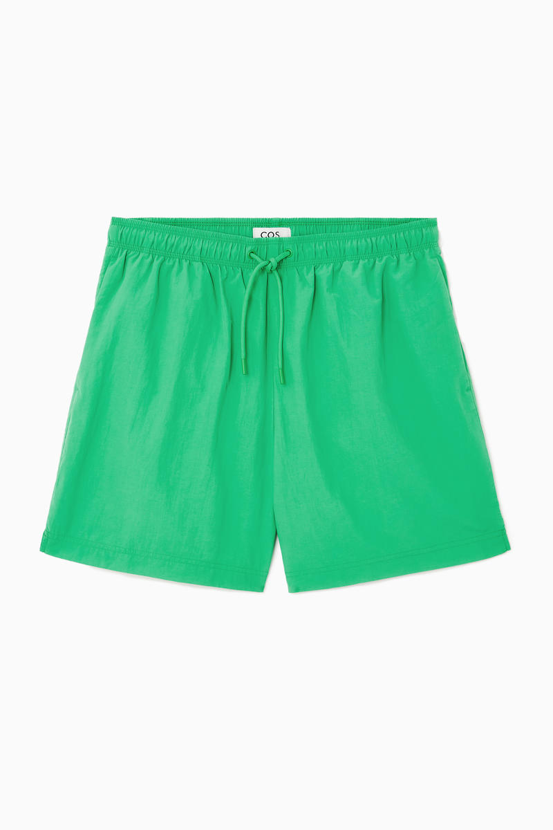 Nylon Drawstring Swim Shorts