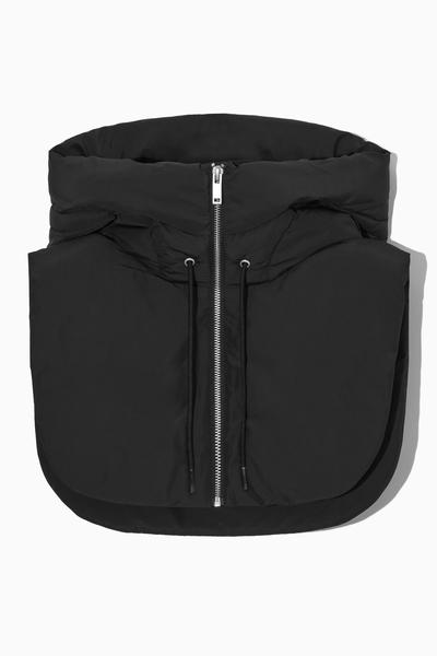 Hooded mock collar - BLACK - product.hooded-mock-collar-black 