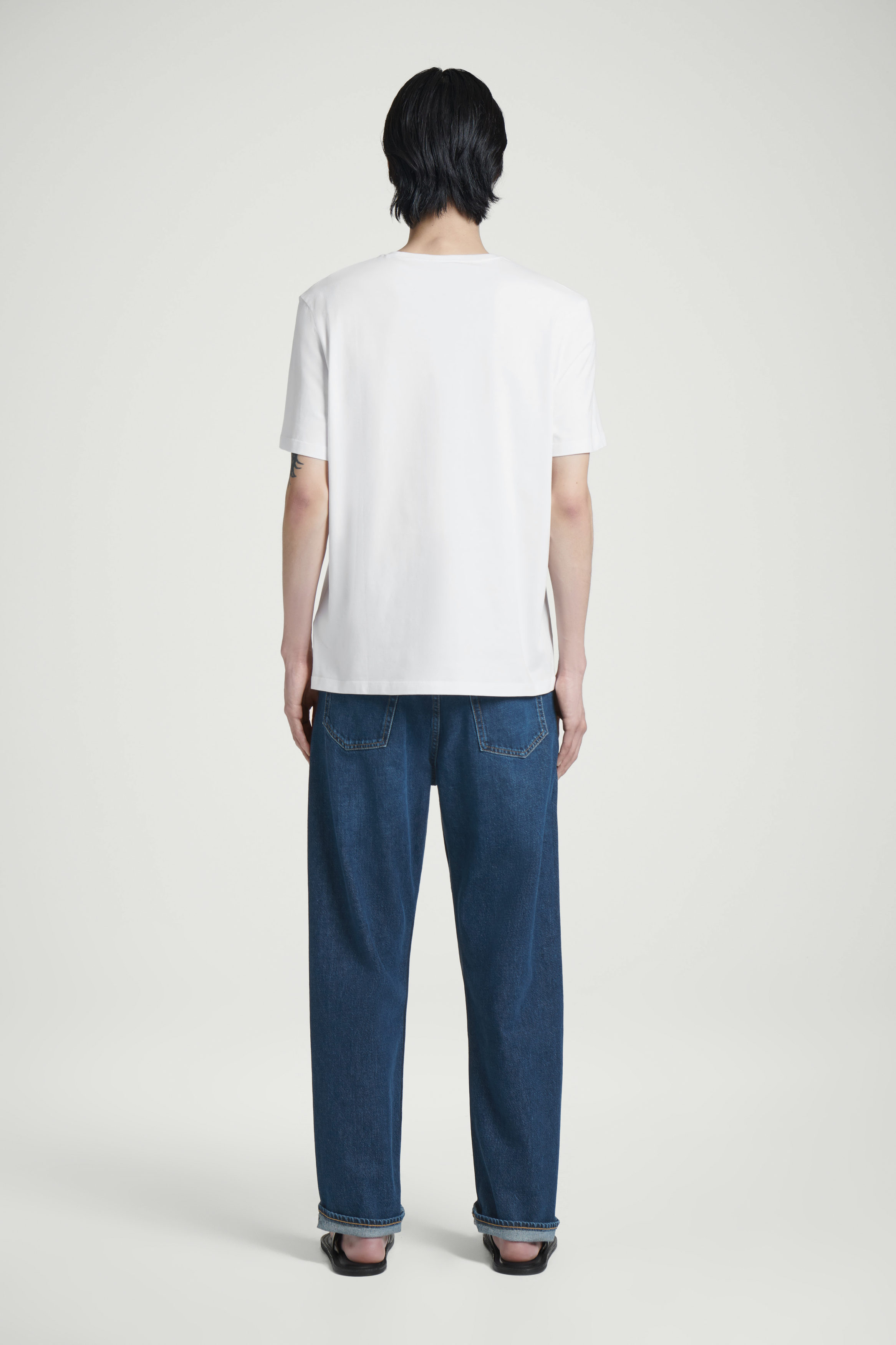 [ JEANS] Crew Neck T-shirt★人気★ Womens Karter Ex-Boyfriend True White at AG Jeans Official Store