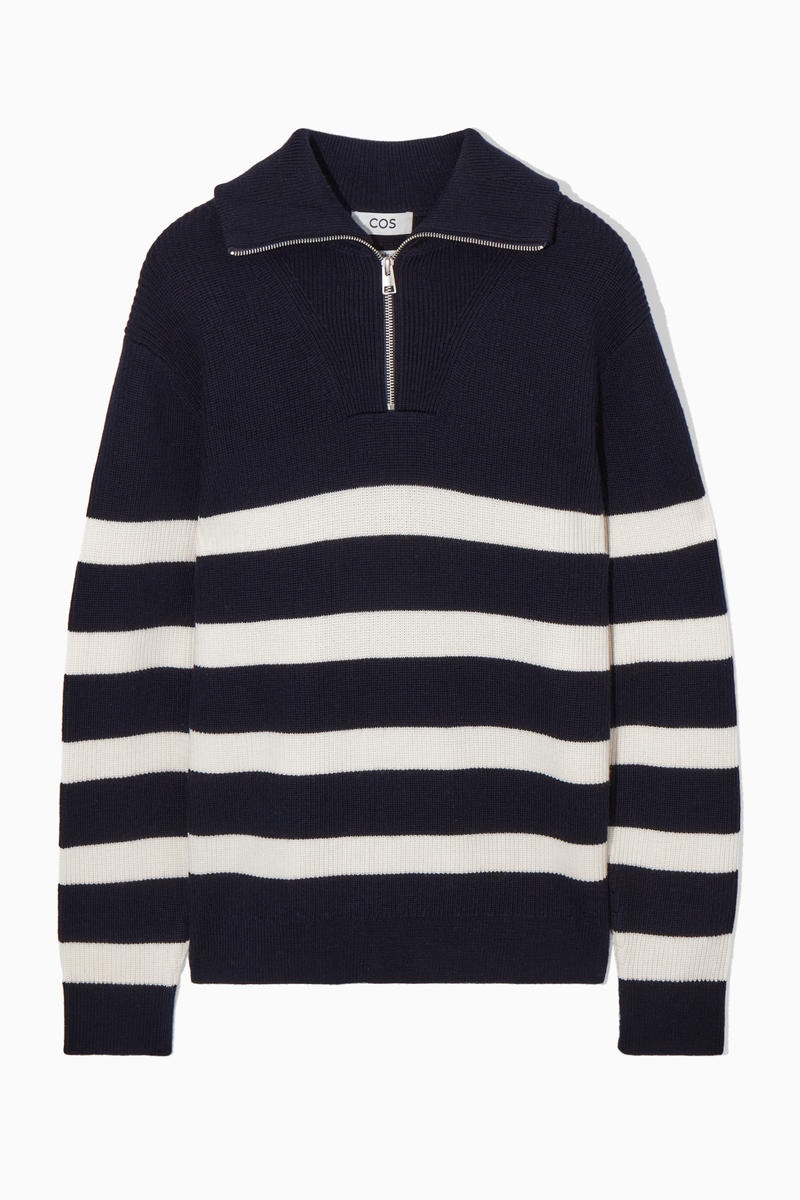 Merino Wool Half-Zip Jumper