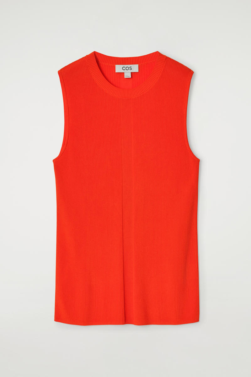 Ribbed-Knit Tank Top