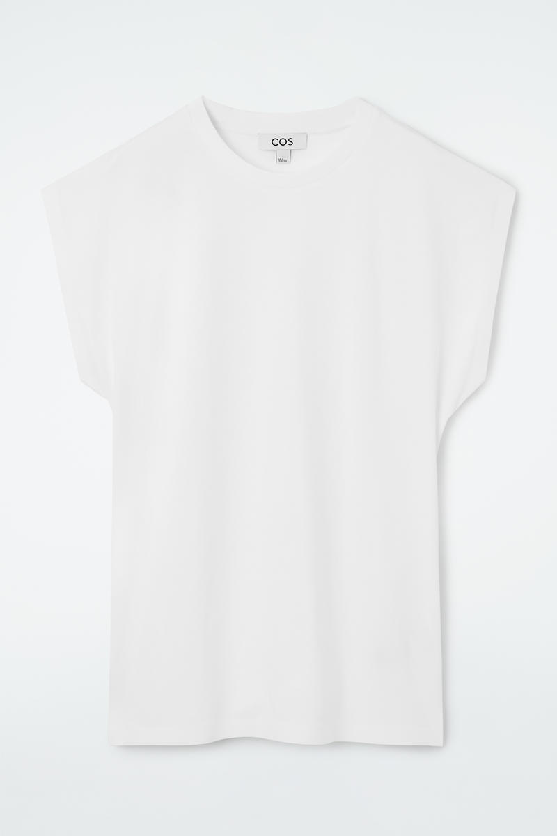 Waisted Cap-Sleeve T-Shirt