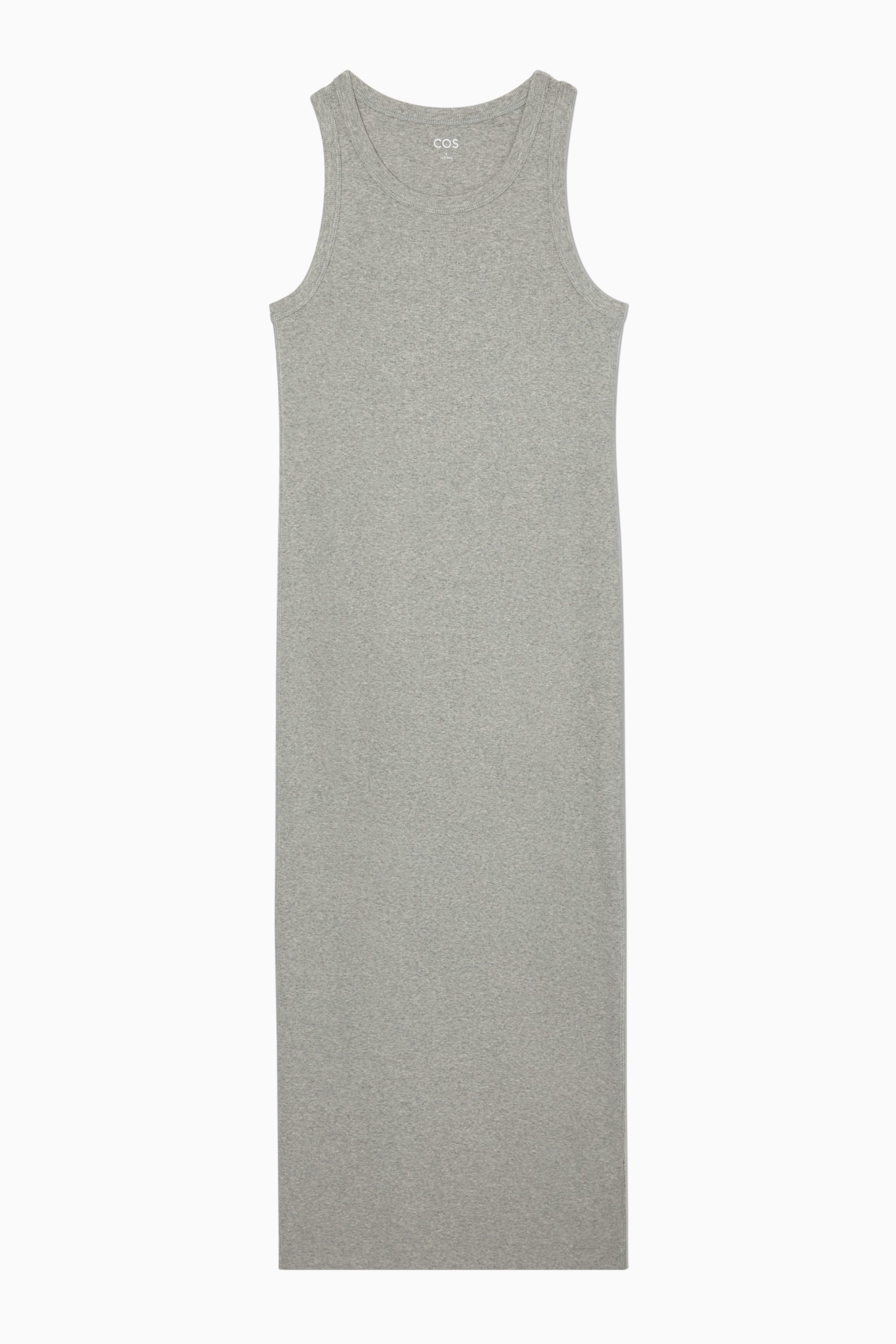 RIBBED TUBE DRESS - OFF-WHITE