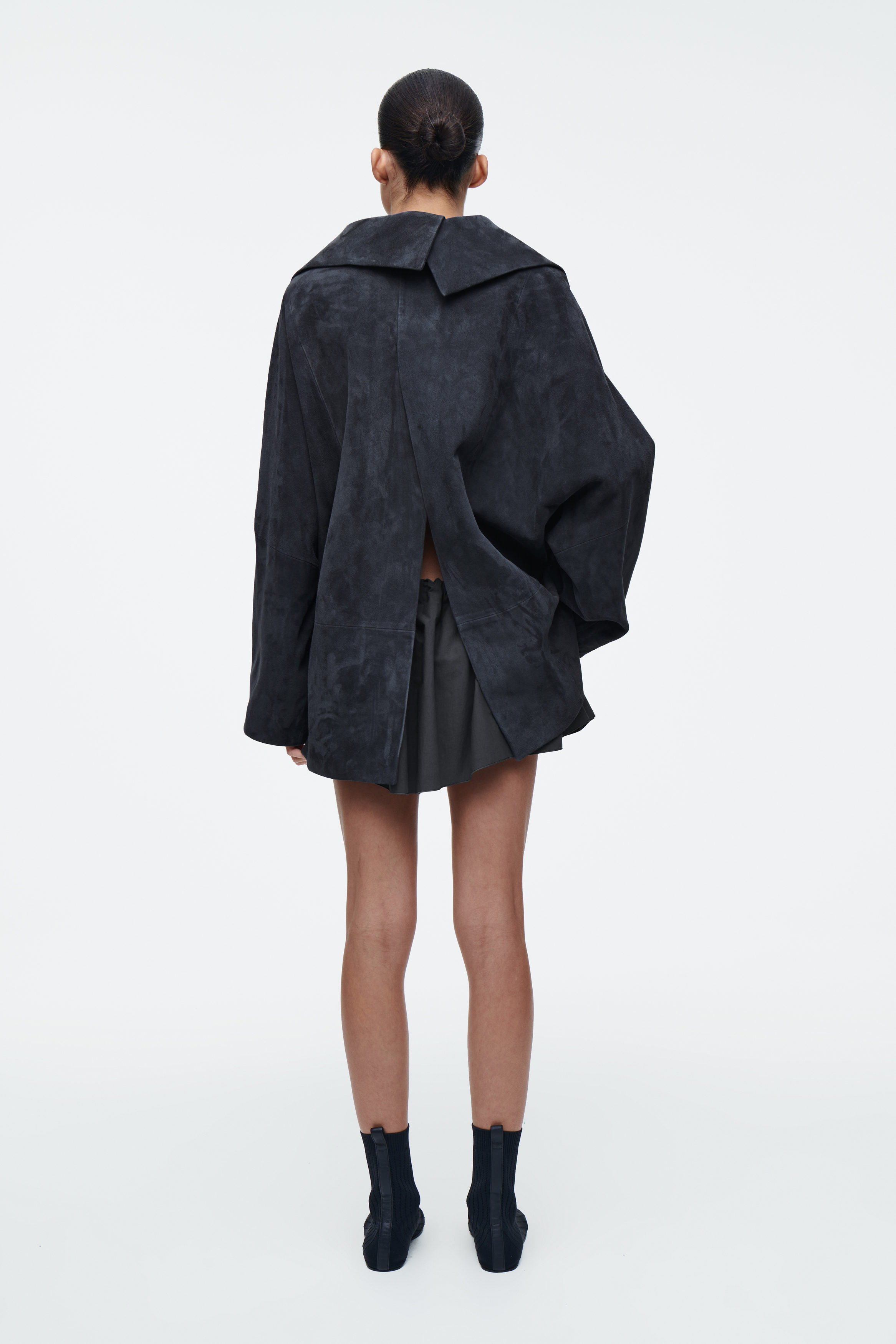 完売品！【新品未使用】aere 明瞭 アエレ eco suede half coat