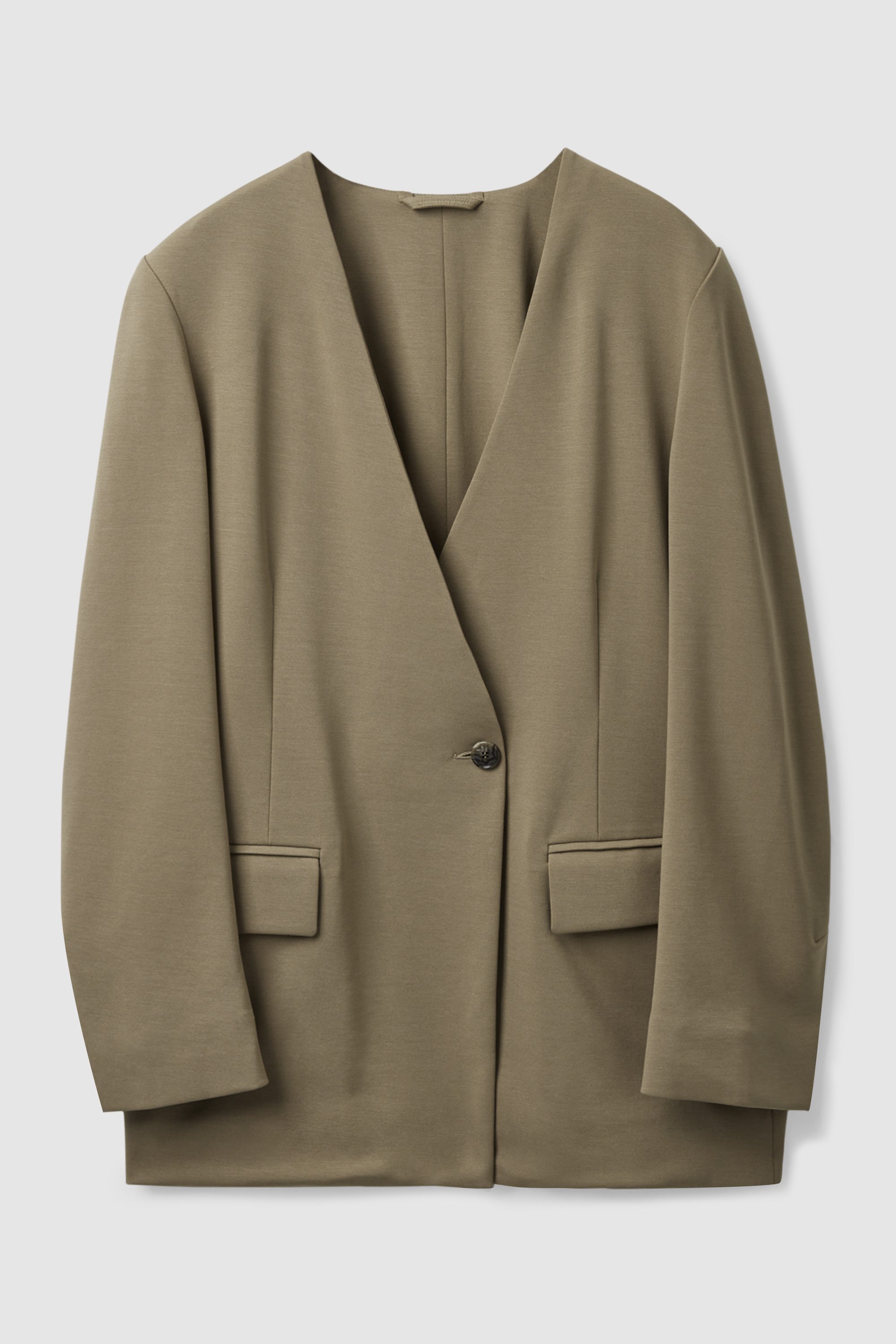 C.P. Company Garment Dyed Gabardine Zip Shirt Jacket Beige
