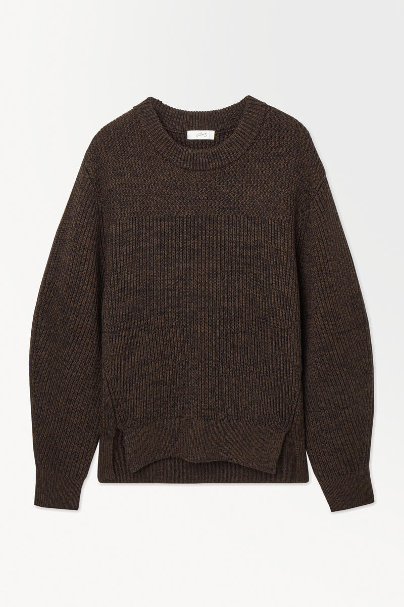 The Panelled Wool Jumper