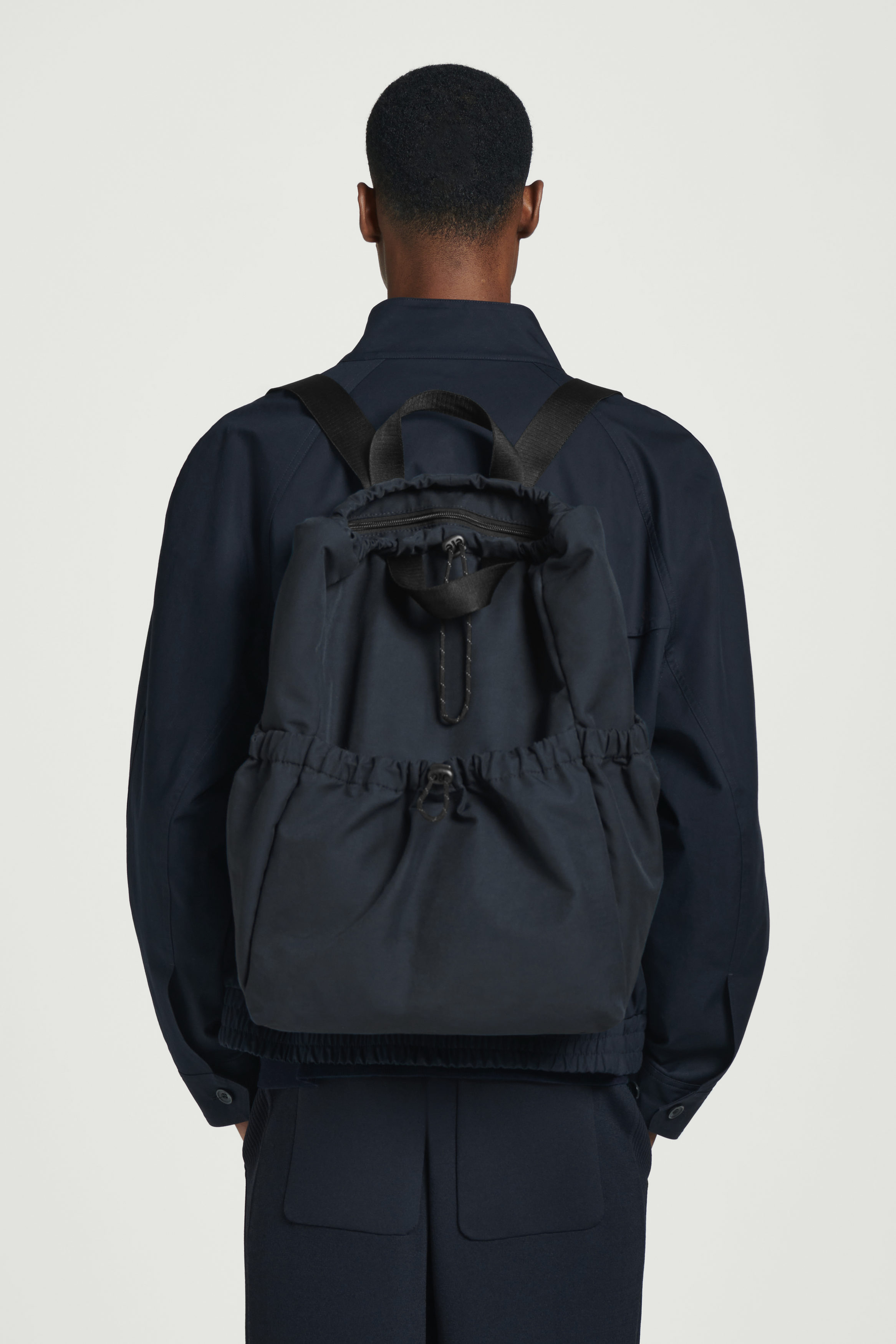 【NONCODE】Regen to Pocket Backpack San San Gear Webbing Pocket Backpack - Black
