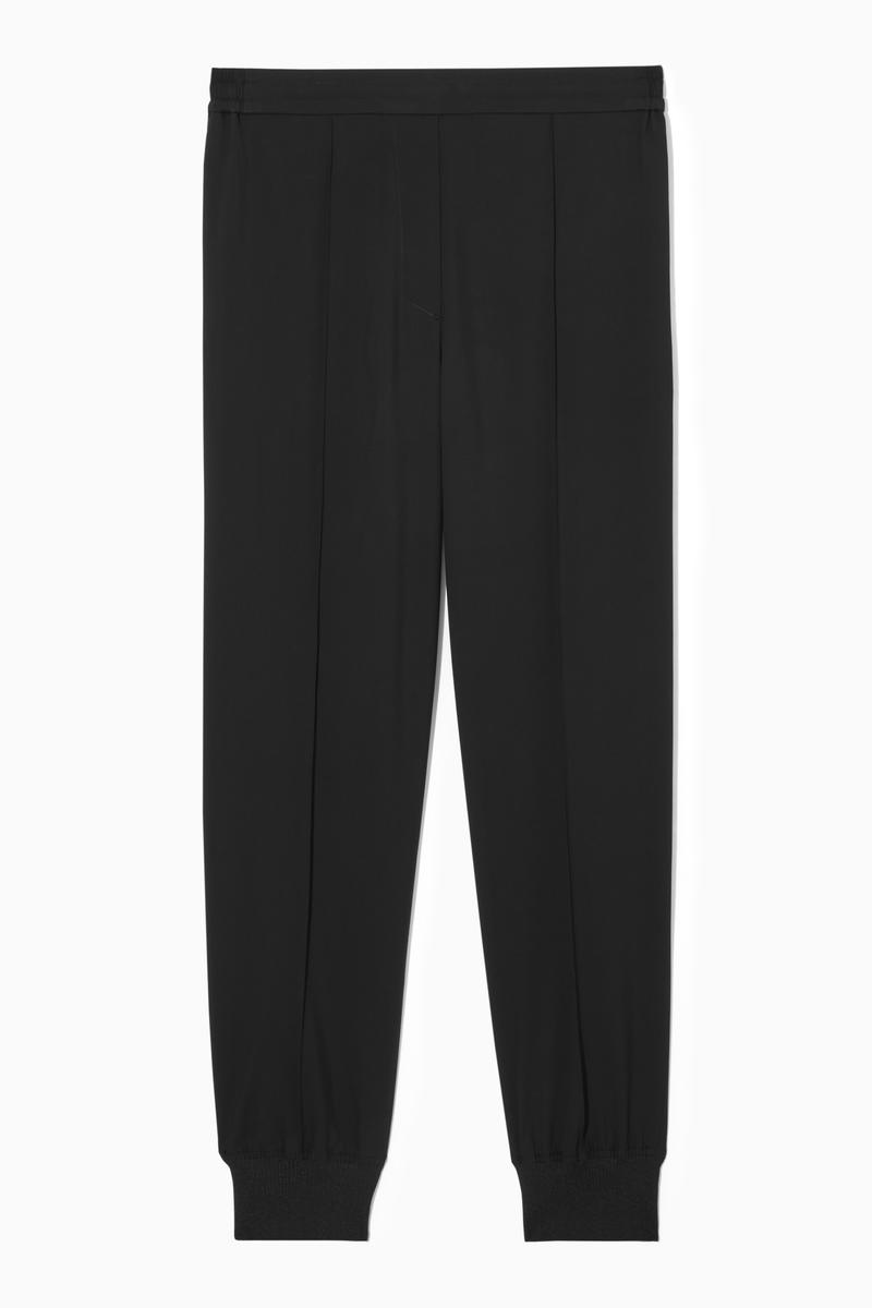 Pintucked Elasticated Tailored Joggers