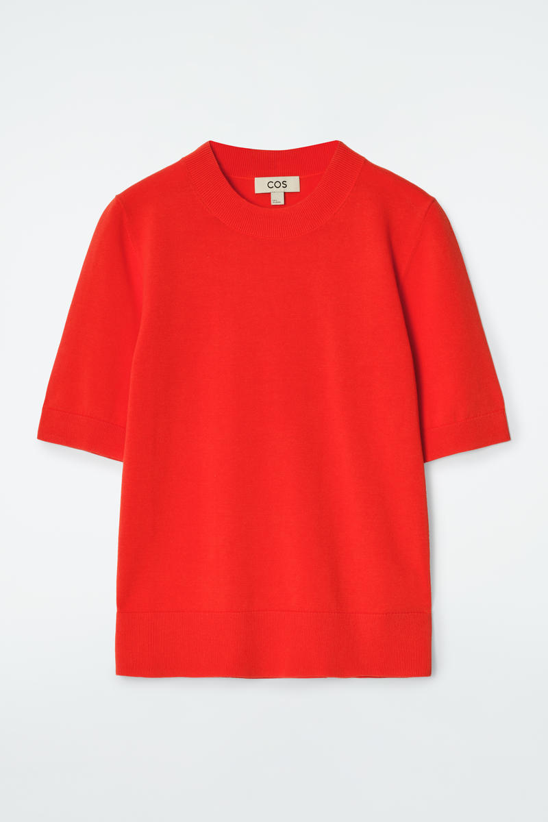 Regular Knitted T-Shirt