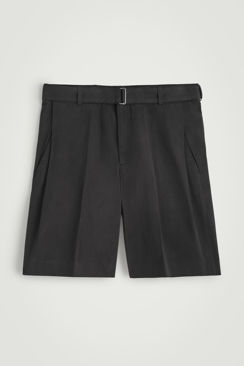 Belted Tailored Shorts