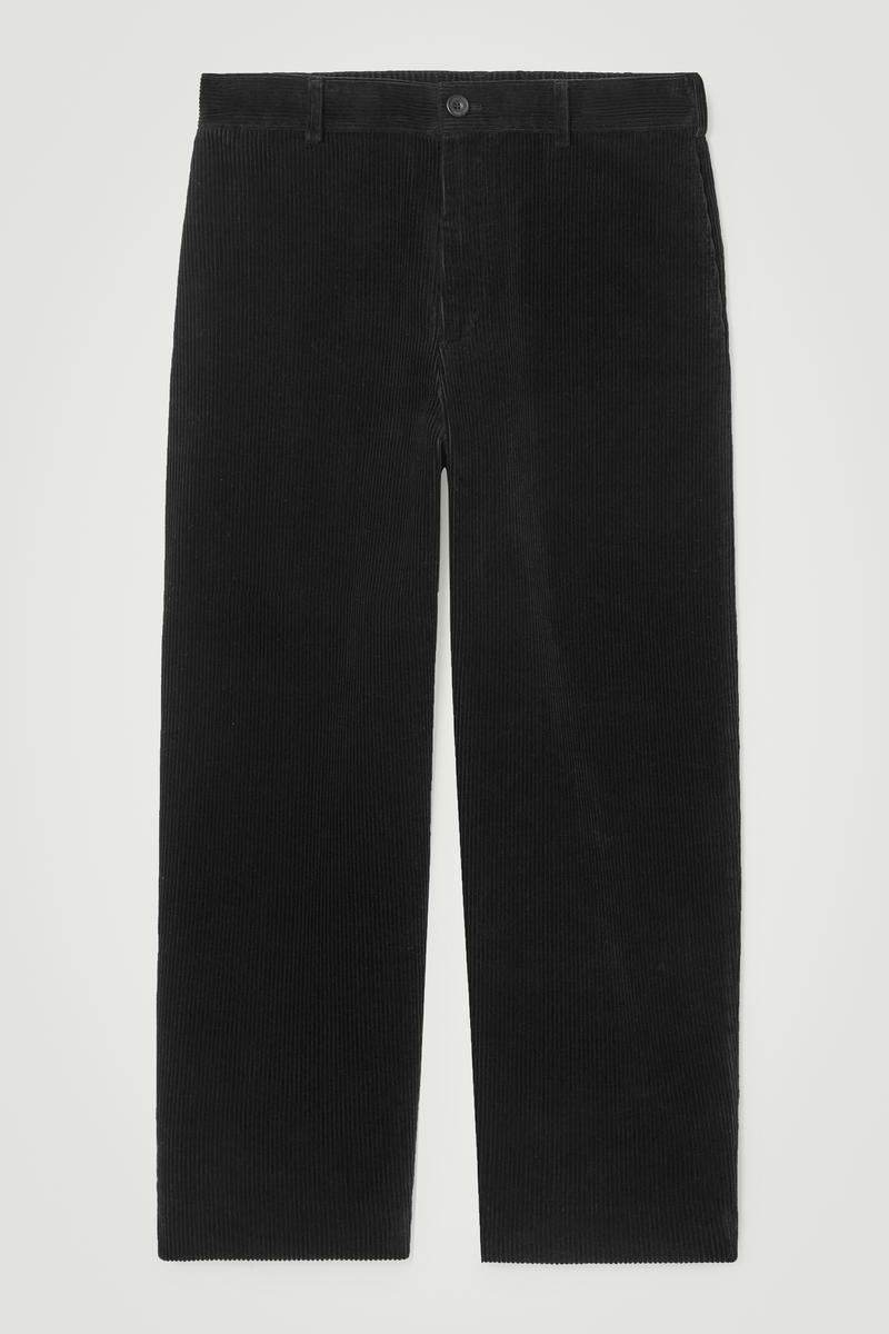 Corduroy Wide-Leg Trousers