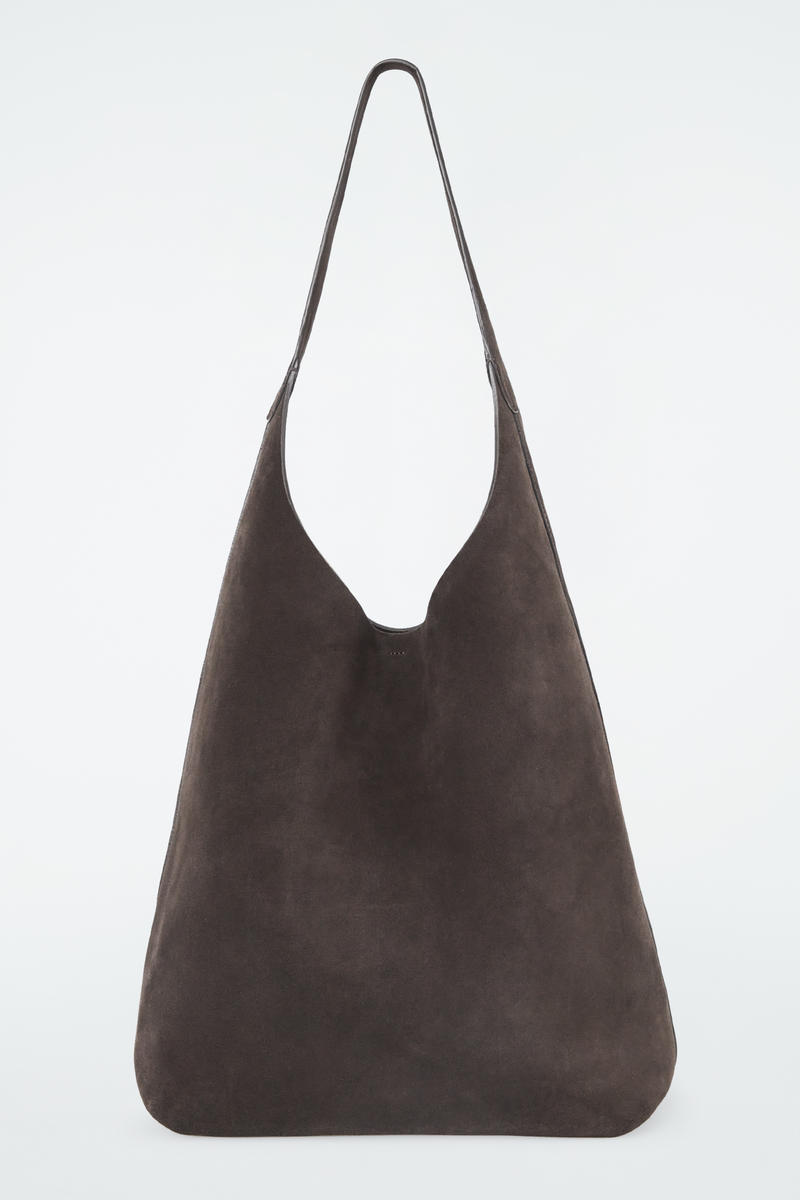 Serif Tote Bag - Suede