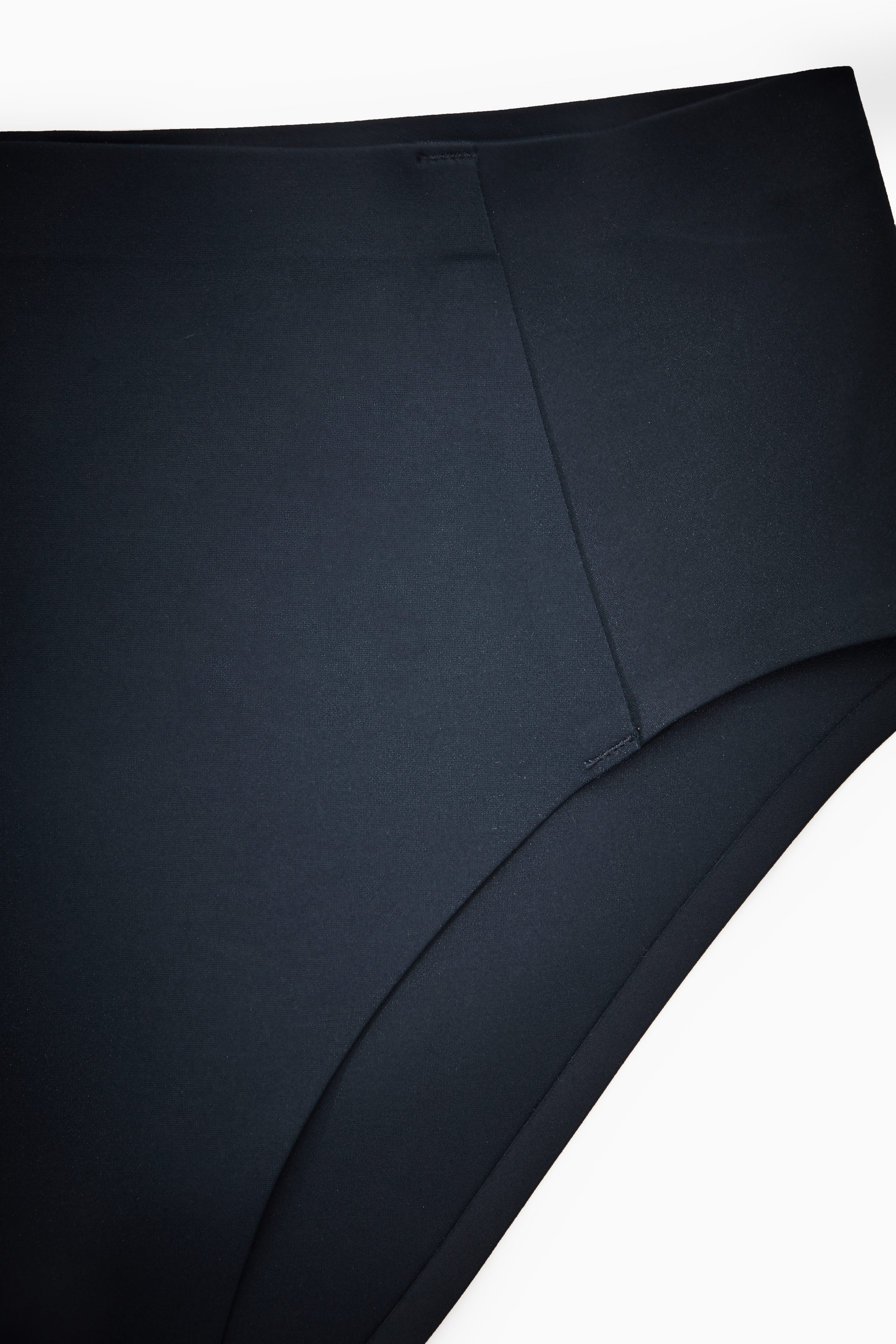 Bragas Altas De Baño COS Para Mujer - Acanaladas, Negro, Material Reciclado