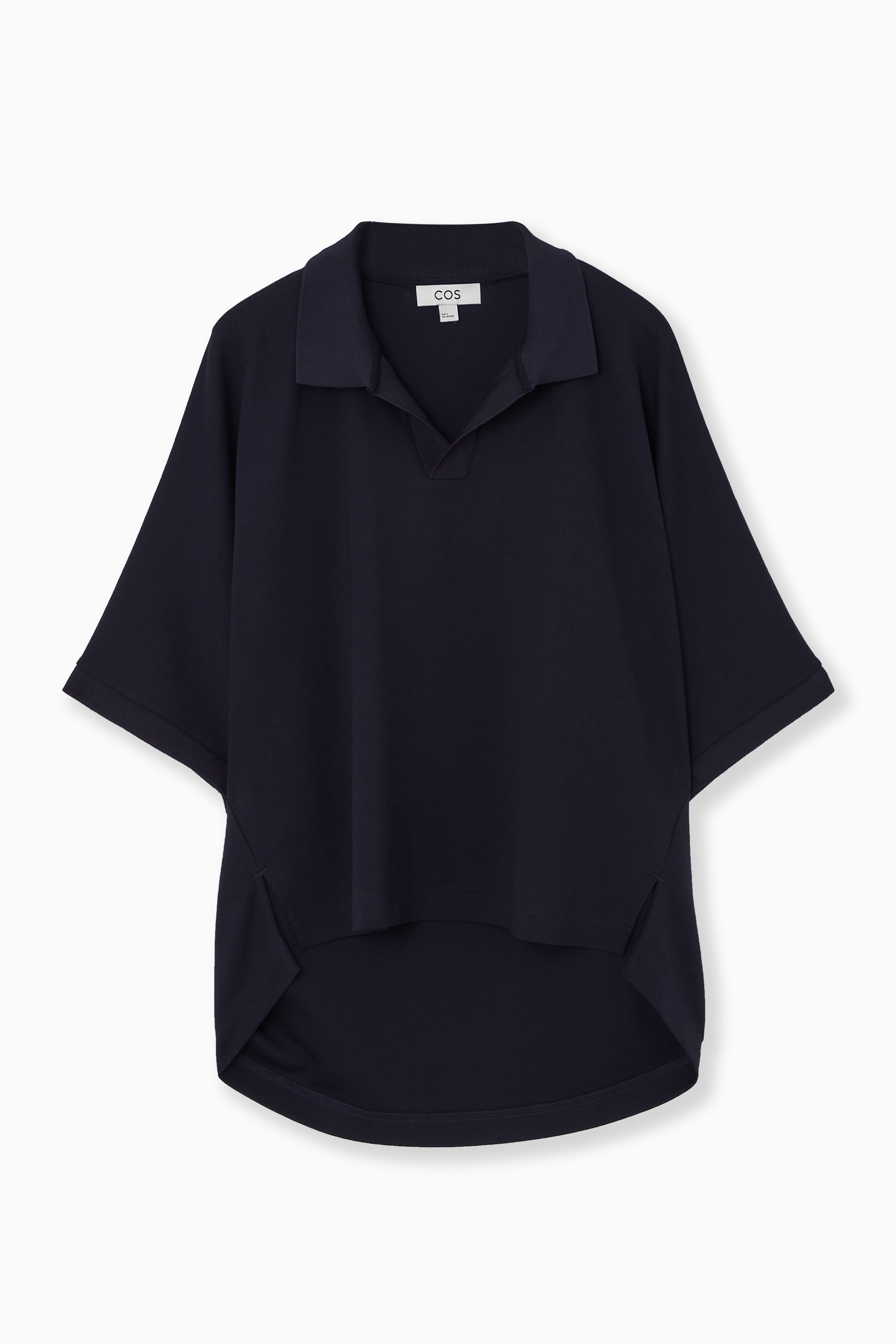 Milano Knit Polo Shirt with Jewel Button black - CH Carolina
