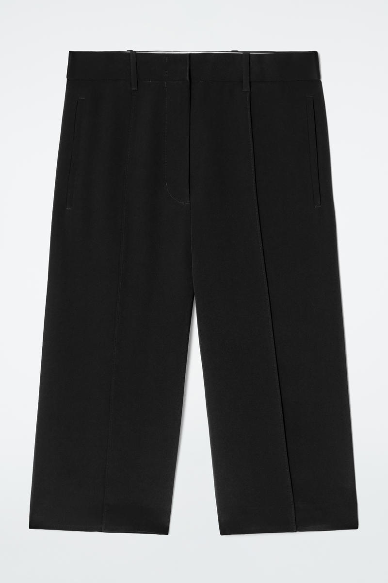 Tailored Silk Shorts