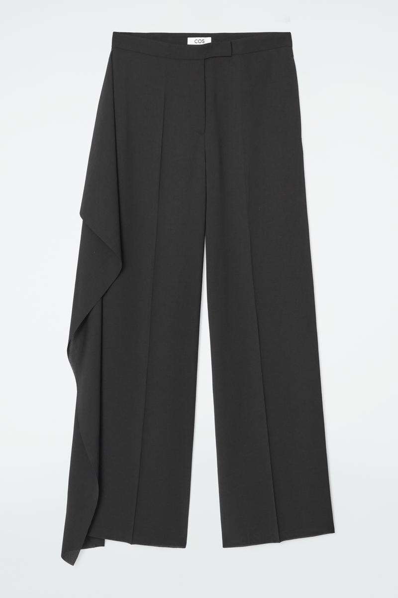 Draped Tailored Trousers