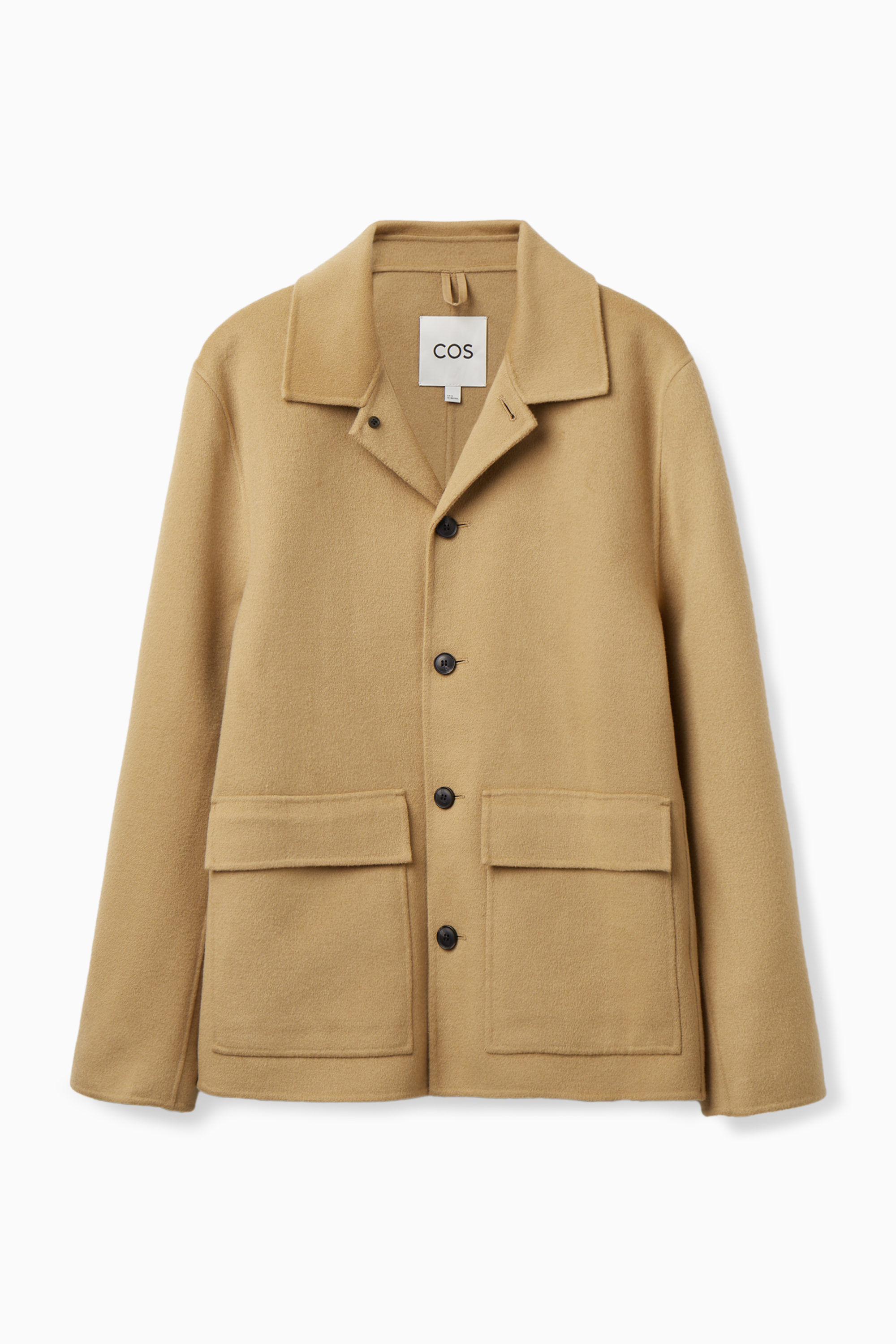 UTILITY WOOL JACKET - BEIGE | COS