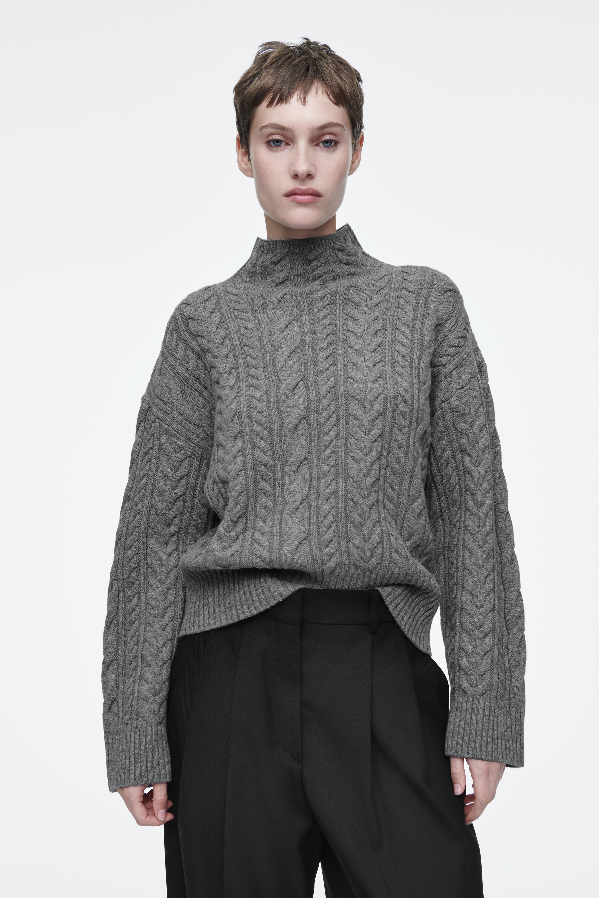Sideline Mock Neck Knit | STUDIO SEVEN (スタジオ セブン)