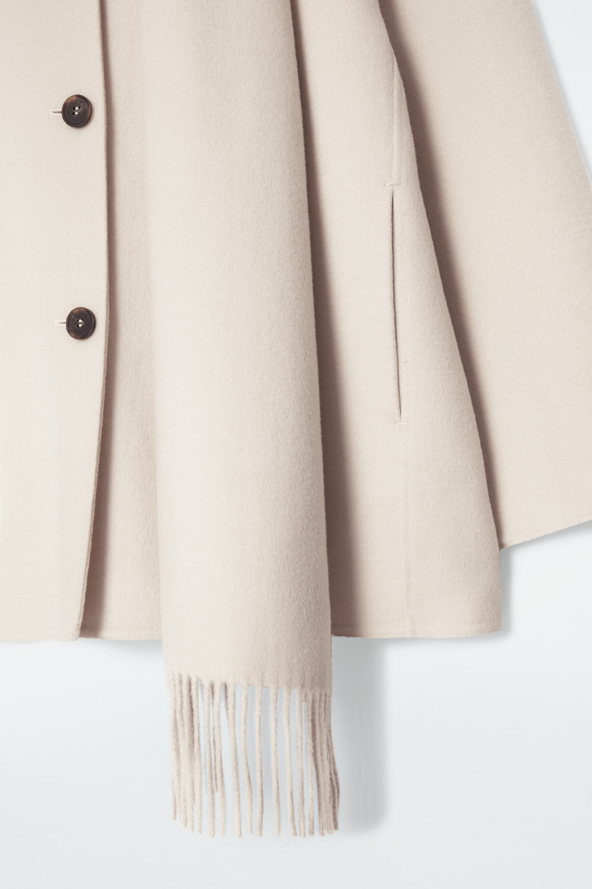 コート ROLAROLA WOOL HALF COAT 4BNY345 로라로라(ROLAROLA) WOOL HALF COAT BLACK - 사이즈 & 후기 | 무신사