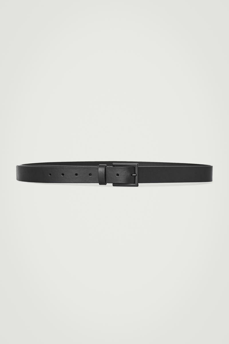 Matte Leather Belt