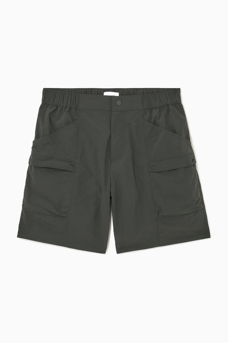 Utility Swim Shorts in Green