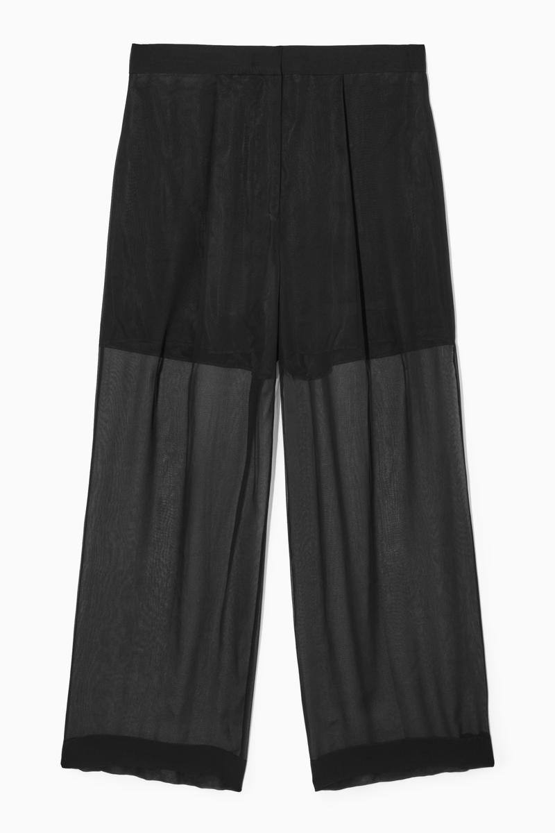 Sheer Silk Trousers