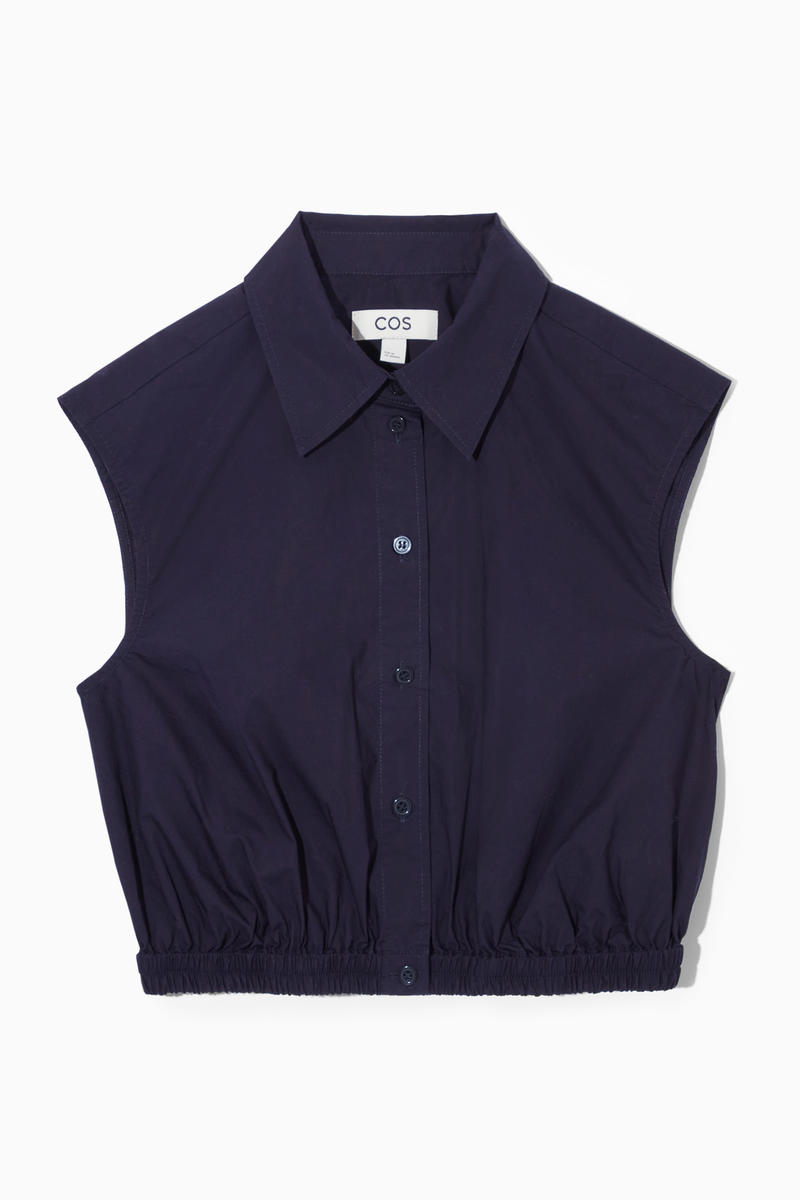 Cropped Sleeveless Shirt