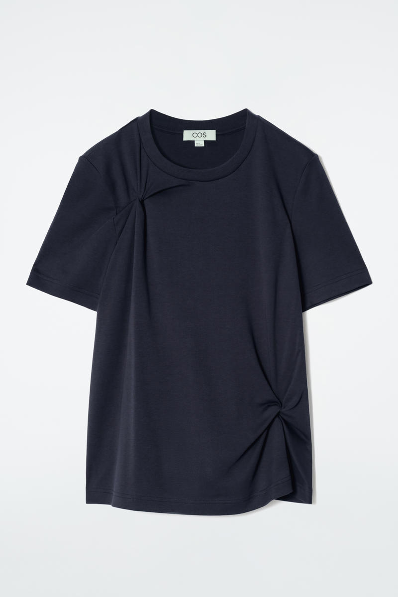 COS KNOT-DETAIL T-SHIRT
